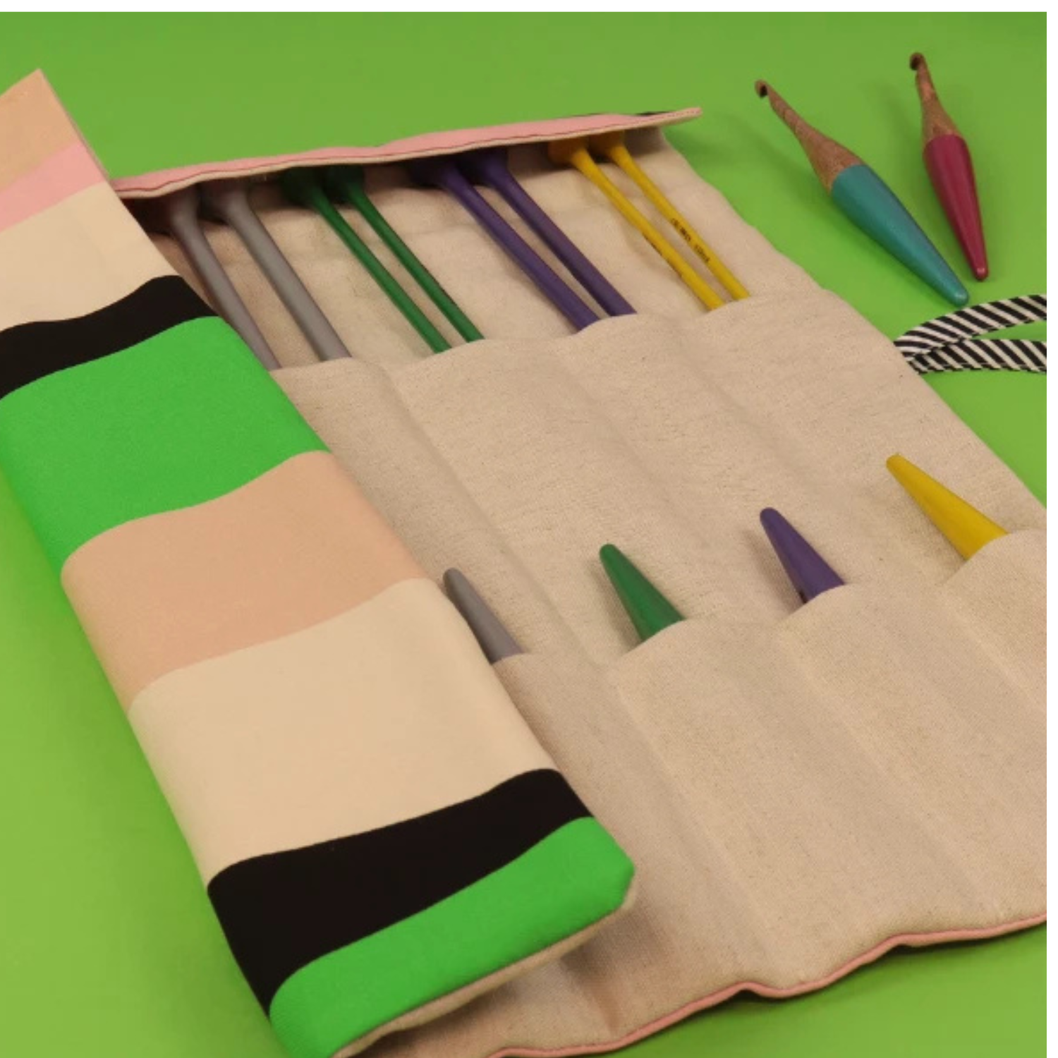 Tuto couture : la pochette de rangement tricot et crochet