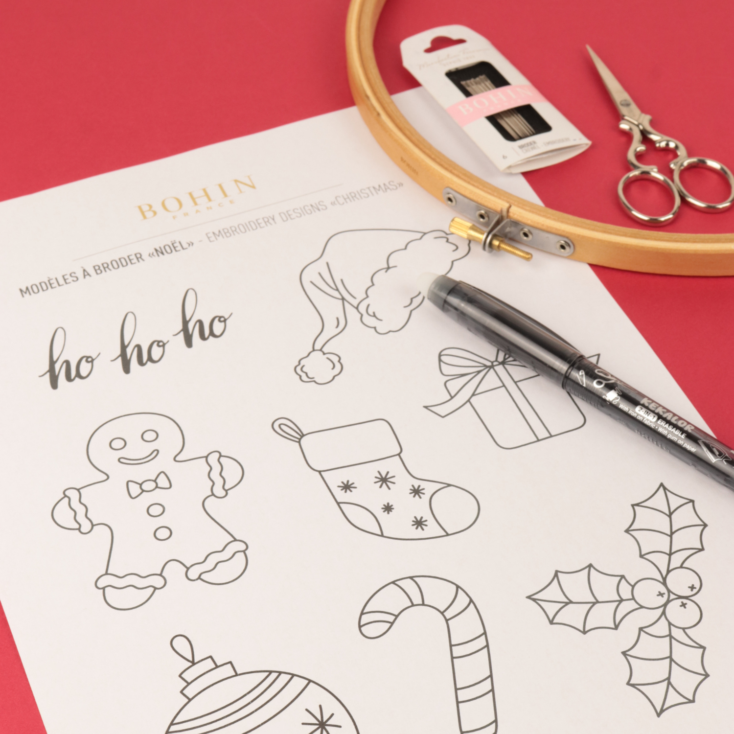 Modèles à broder de Noël