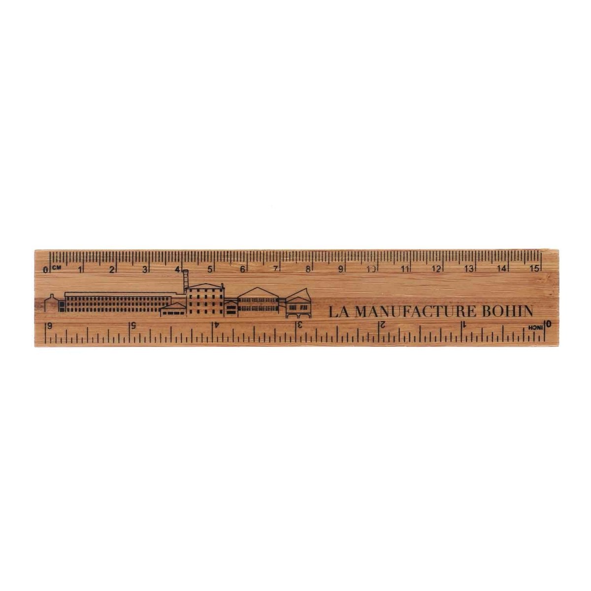 Régle en bois "La Manufacture BOHIN" - Image 1