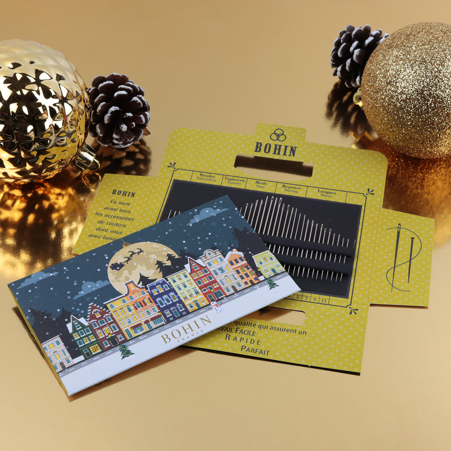 Carnet d'aiguilles  "Féérie de Noël" - Image 1