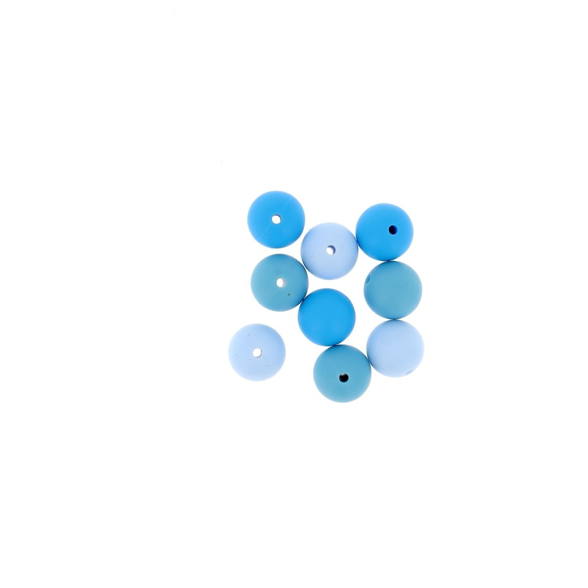 Perles rondes en silicone 15mm - Image 2