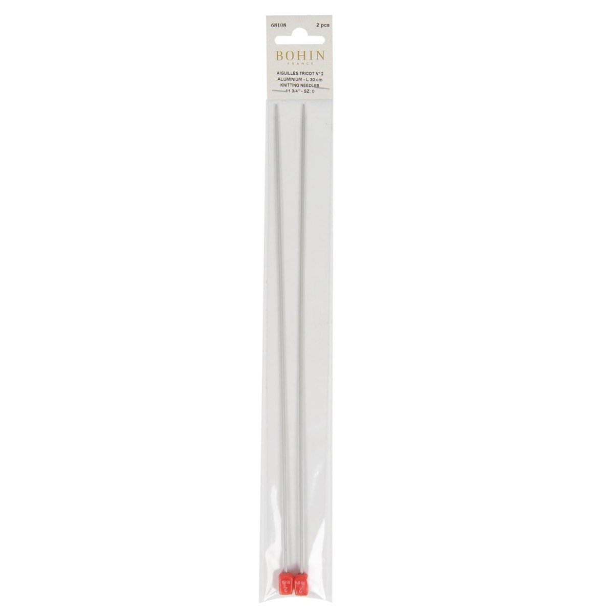 Aiguilles tricot aluminium 30 cm - Image 2