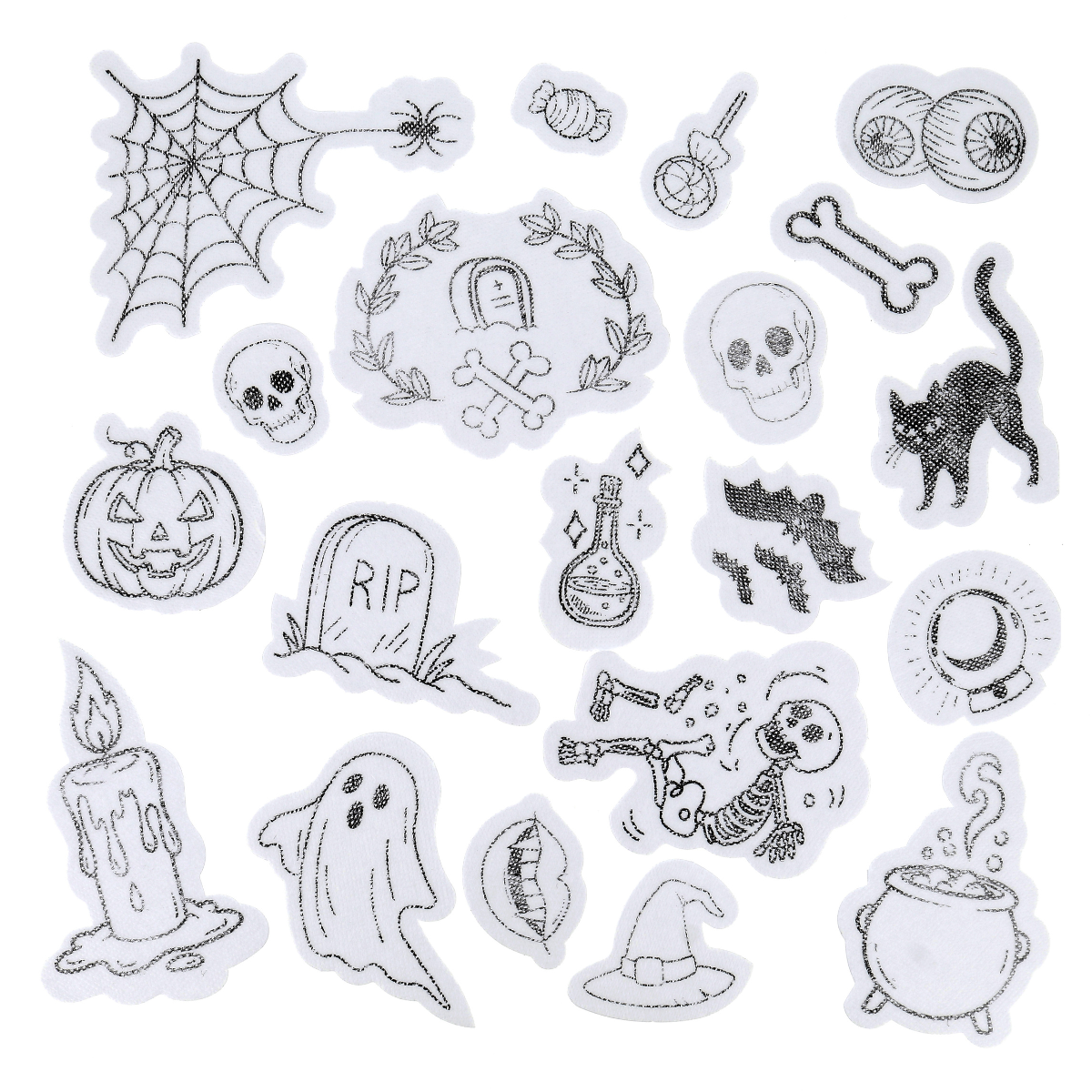 Kit de broderie Halloween - 20 motifs