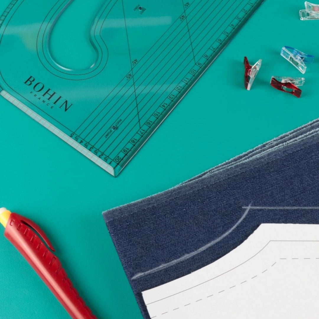 Multi-function sewing ruler 42 x 19 cm