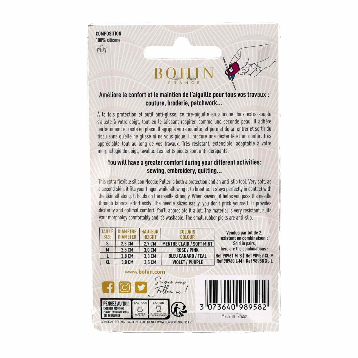 Doigtier tire-aiguilles en silicone - Image 11