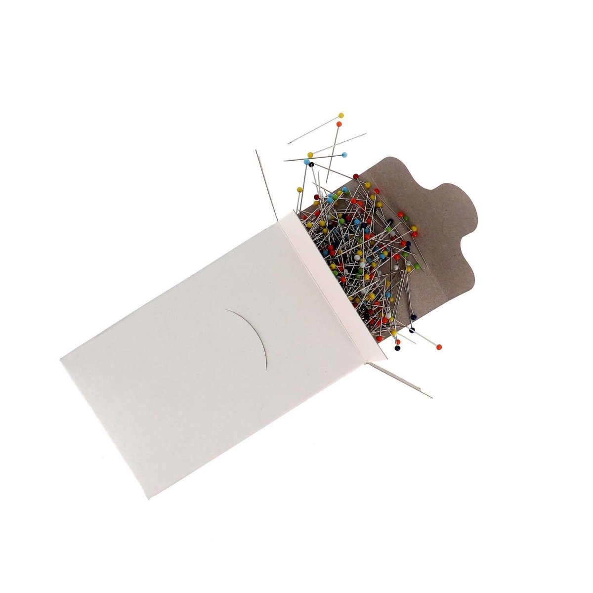 Assortiment d'épingles à tête de verre extra-fines boîte de 250 g - Image 1