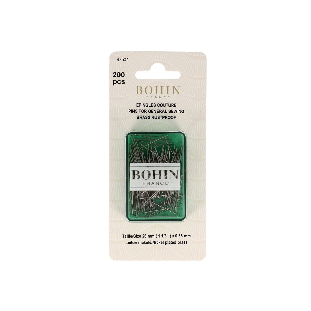 Epingles de confection en laiton N°3/0 -Rubannerie - Image 20