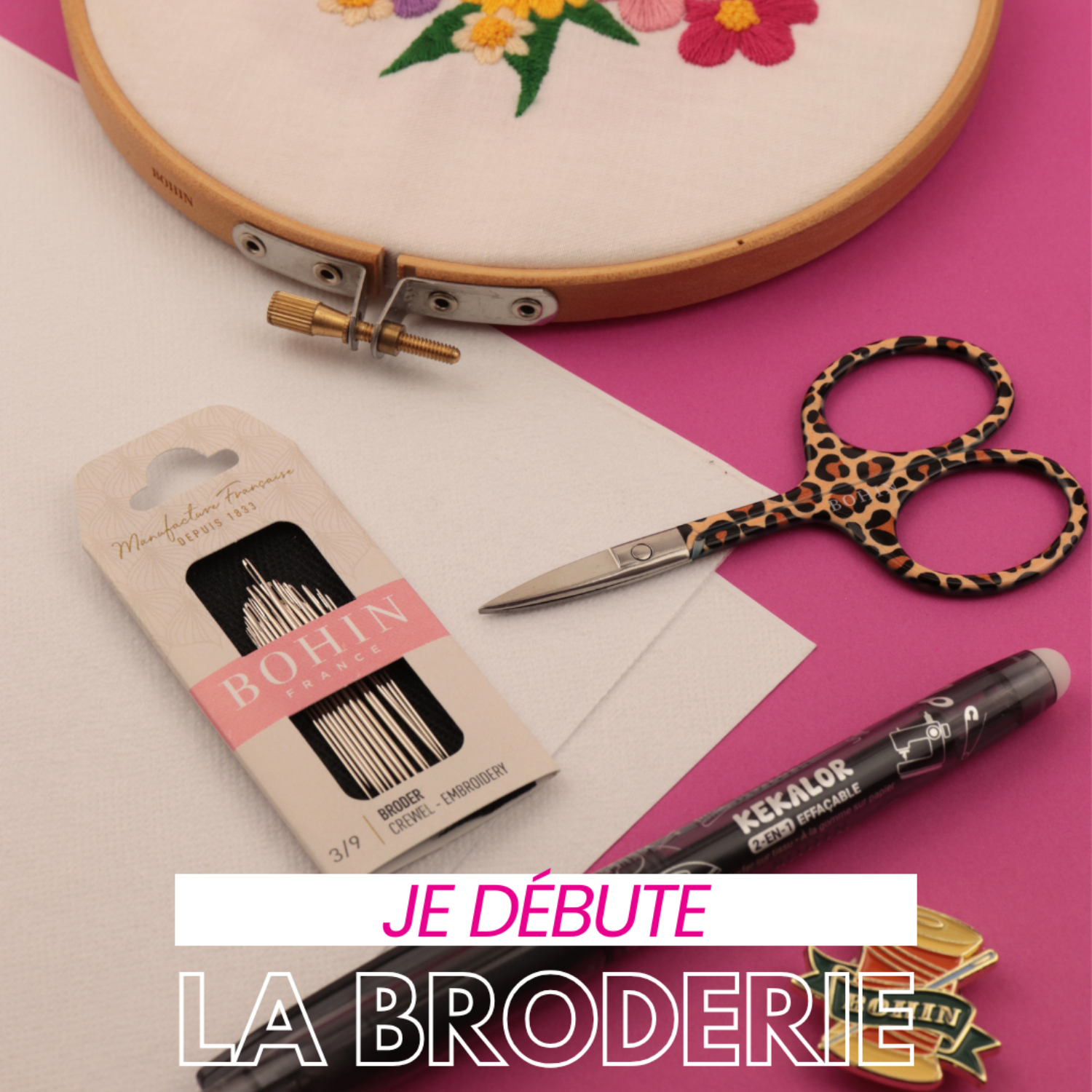 Je débute la broderie