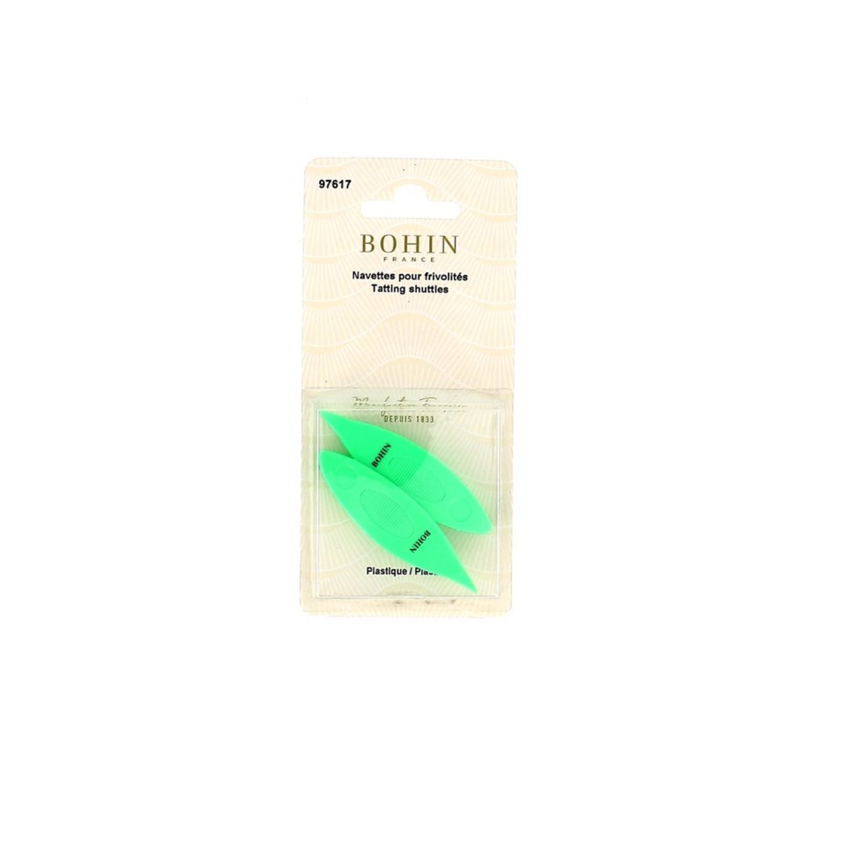 Navette de frivolité - EJ.LIFE - 2 pcs - Plastique durable - Outil de