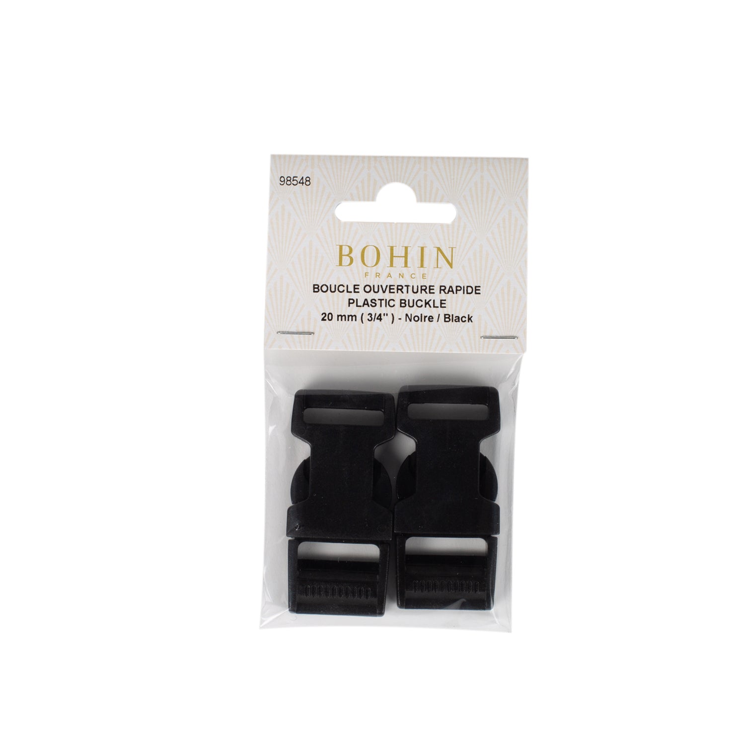 Boucles ouverture rapide plastique BOHIN 3