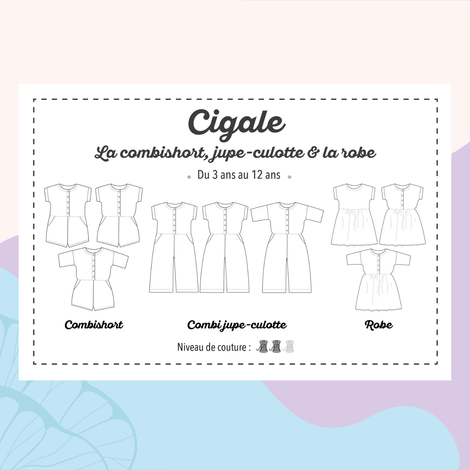 Cigale, the jersey jumpsuit and dress - Marmaï Patterns