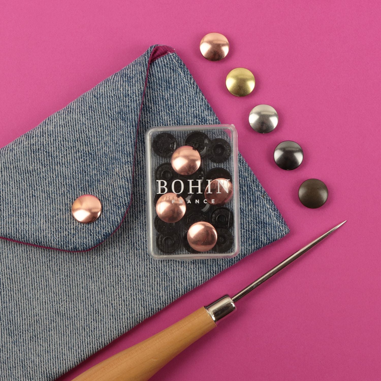 Pressions magiques métal - ø 14 mm