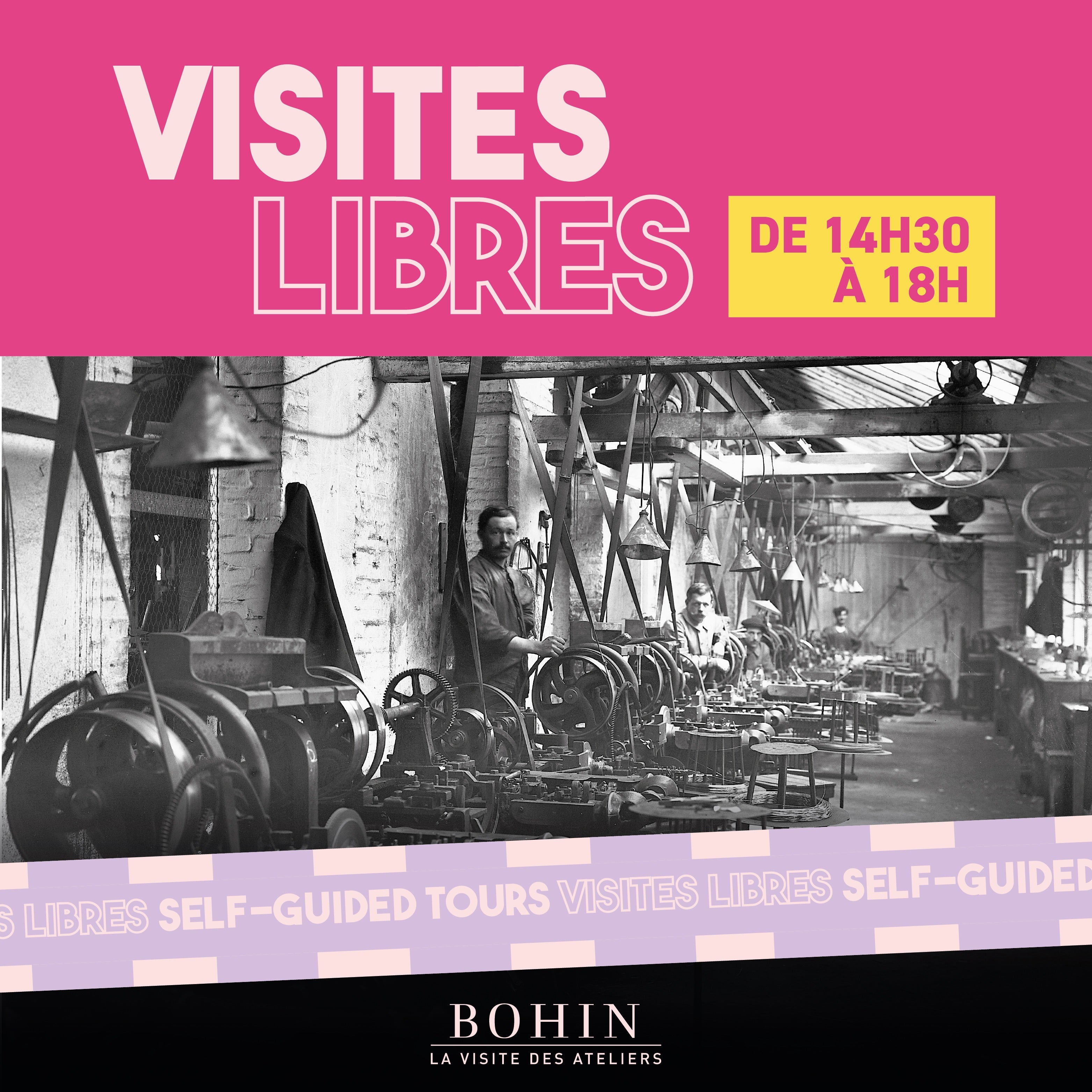 Ticket - Visit to the BOHIN workshops