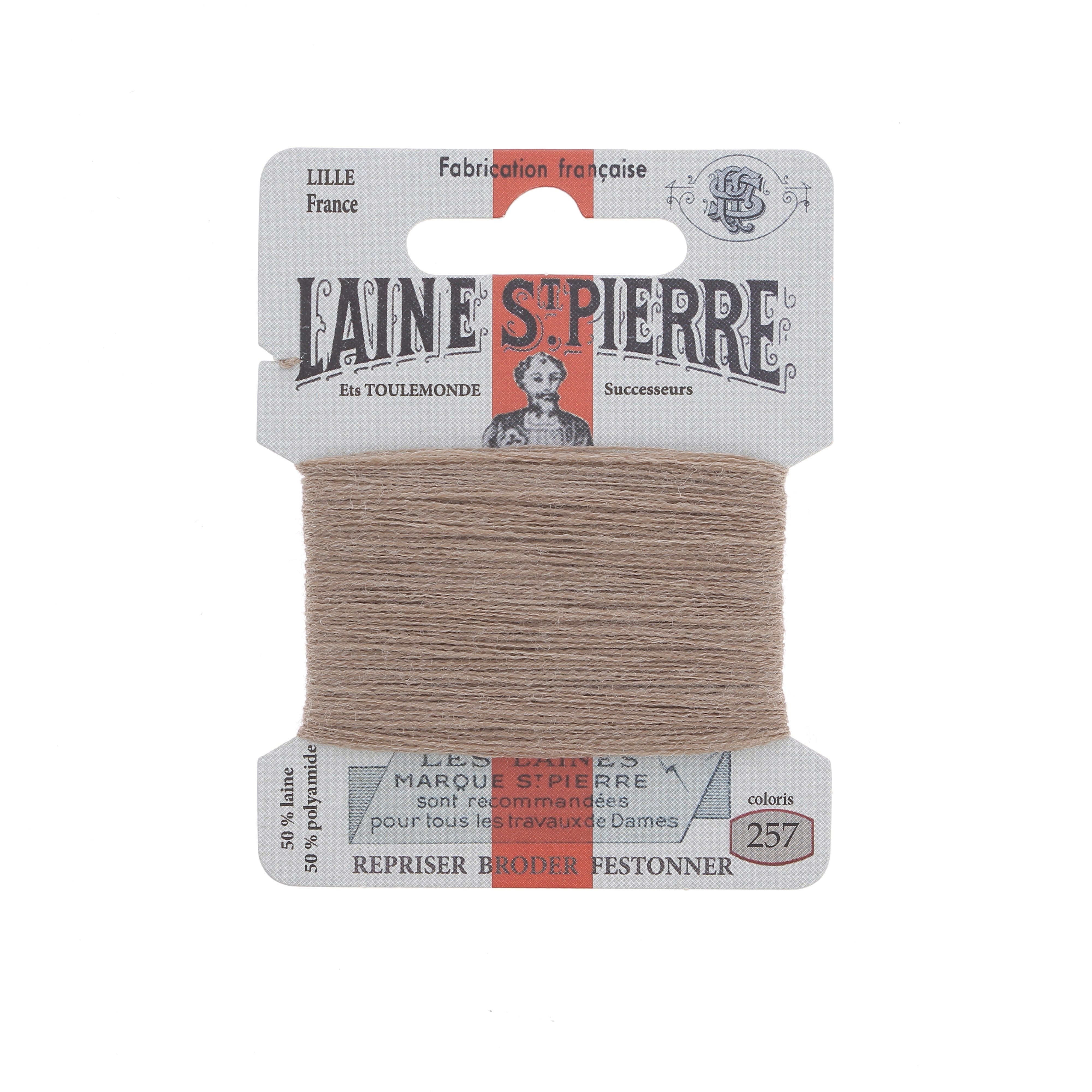 Hilo de bordar - Lana St Pierre - Carta de colores marrón
