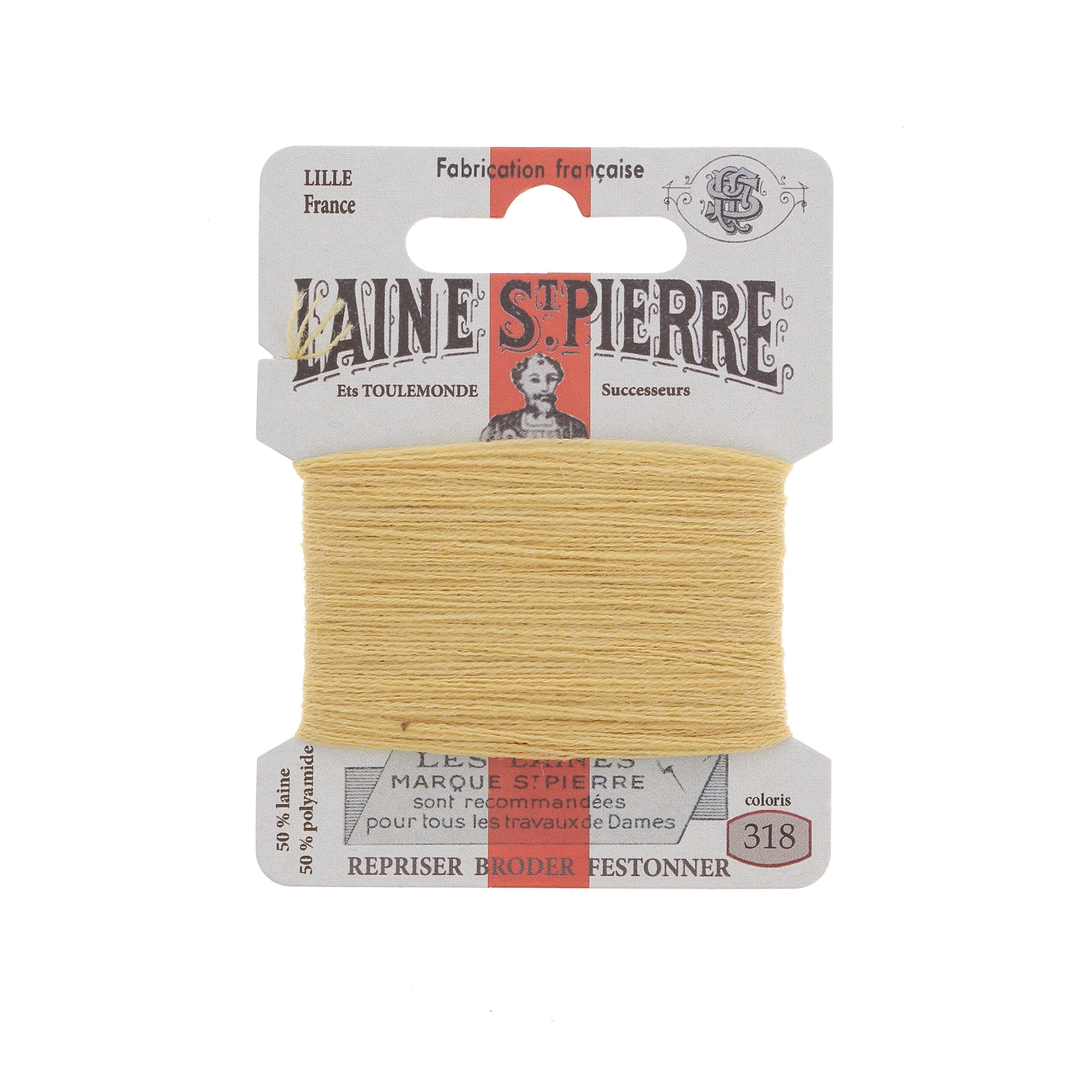 Hilo de bordar - Lana St Pierre - Carta de colores amarillo y naranja