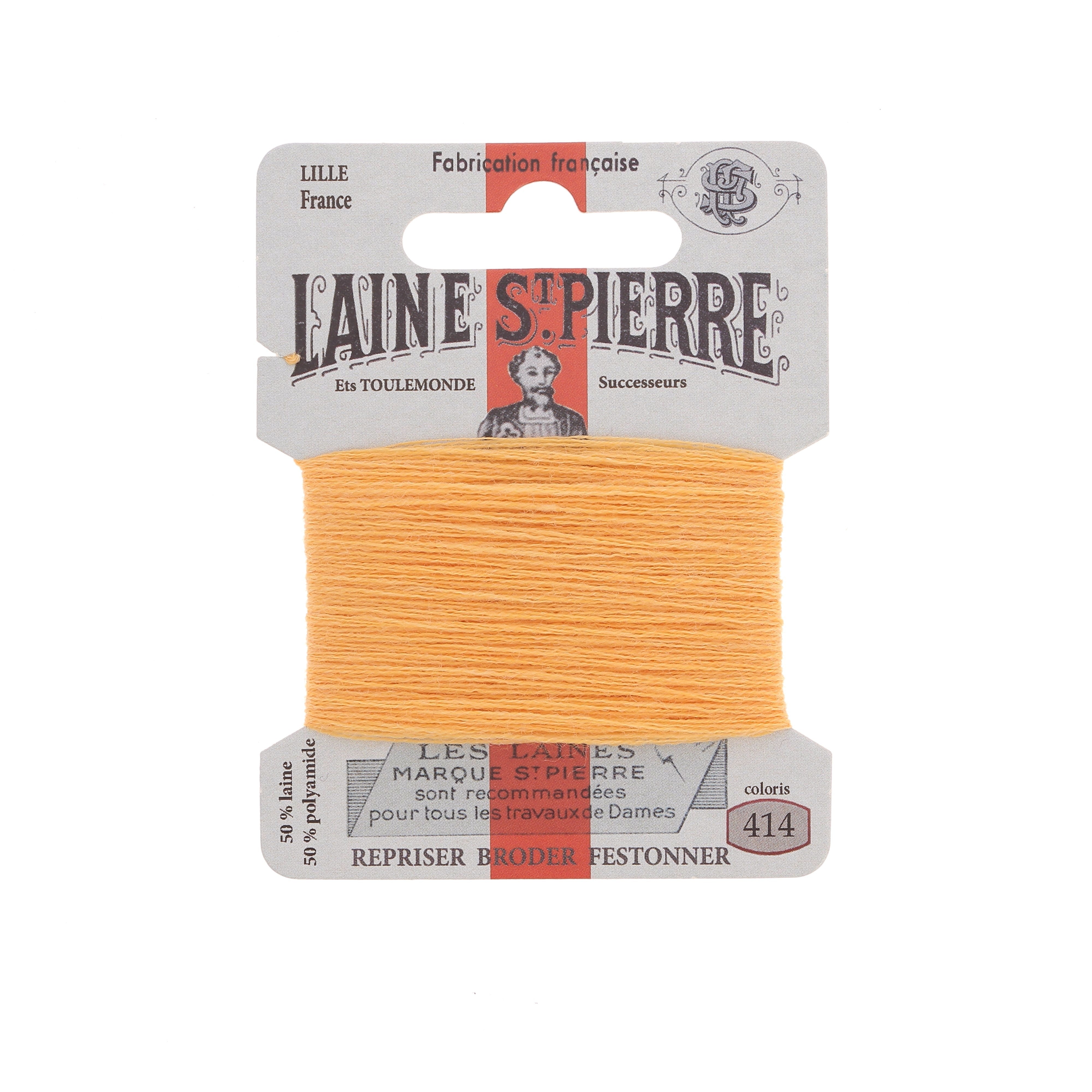 Hilo de bordar - Lana St Pierre - Carta de colores amarillo y naranja