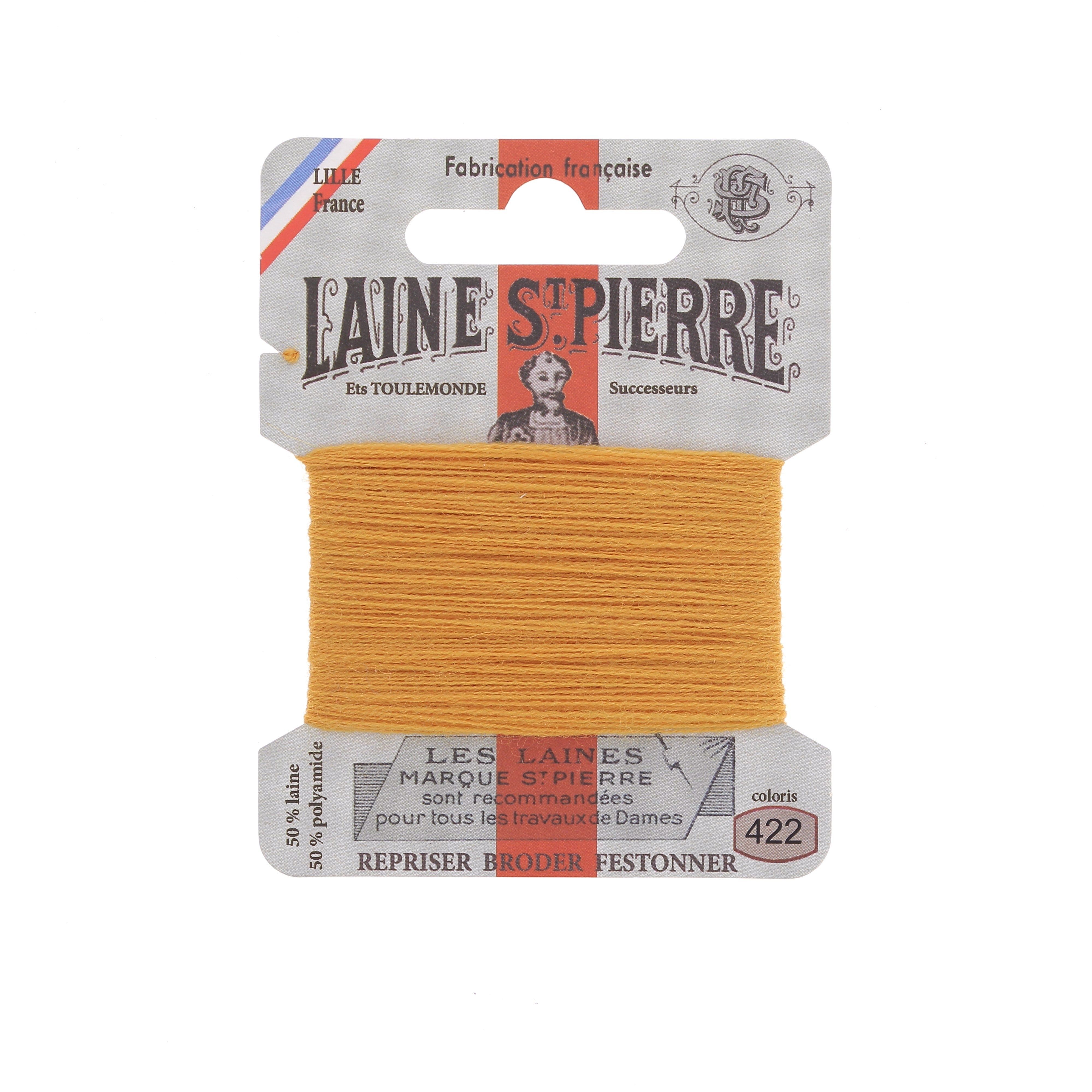 Hilo de bordar - Lana St Pierre - Carta de colores amarillo y naranja