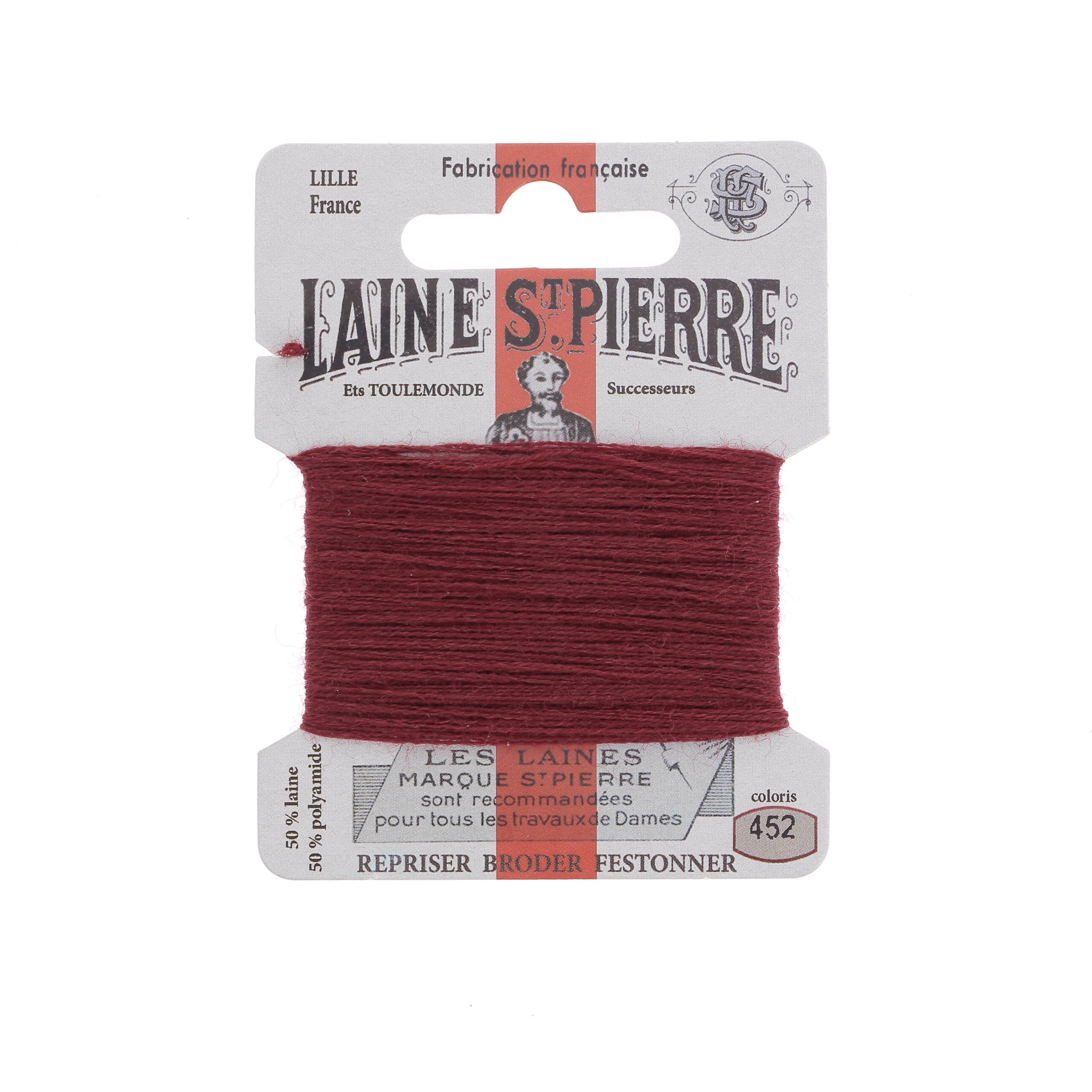 Hilo de bordar - Lana St Pierre - Carta de colores rojos