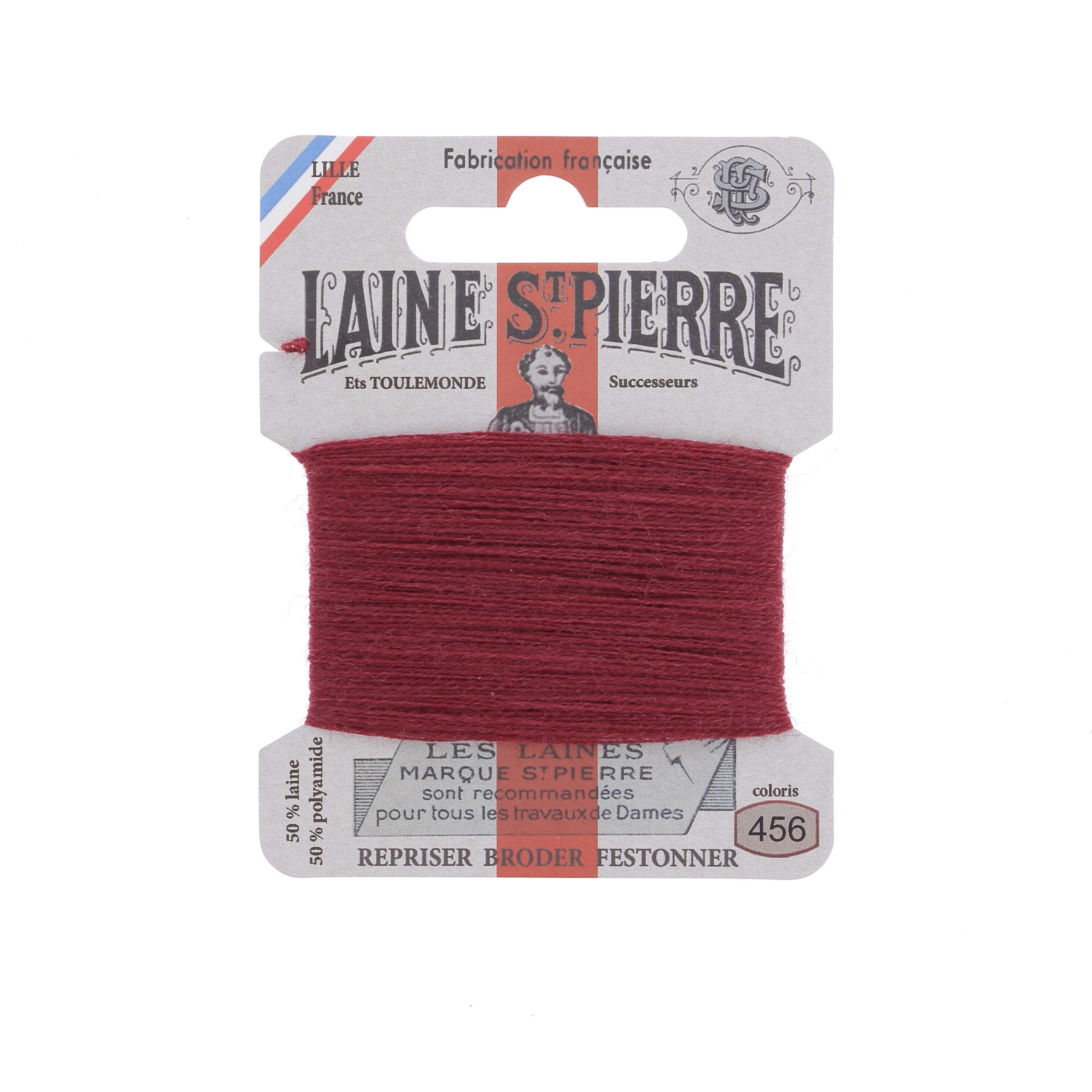 Hilo de bordar - Lana St Pierre - Carta de colores rojos