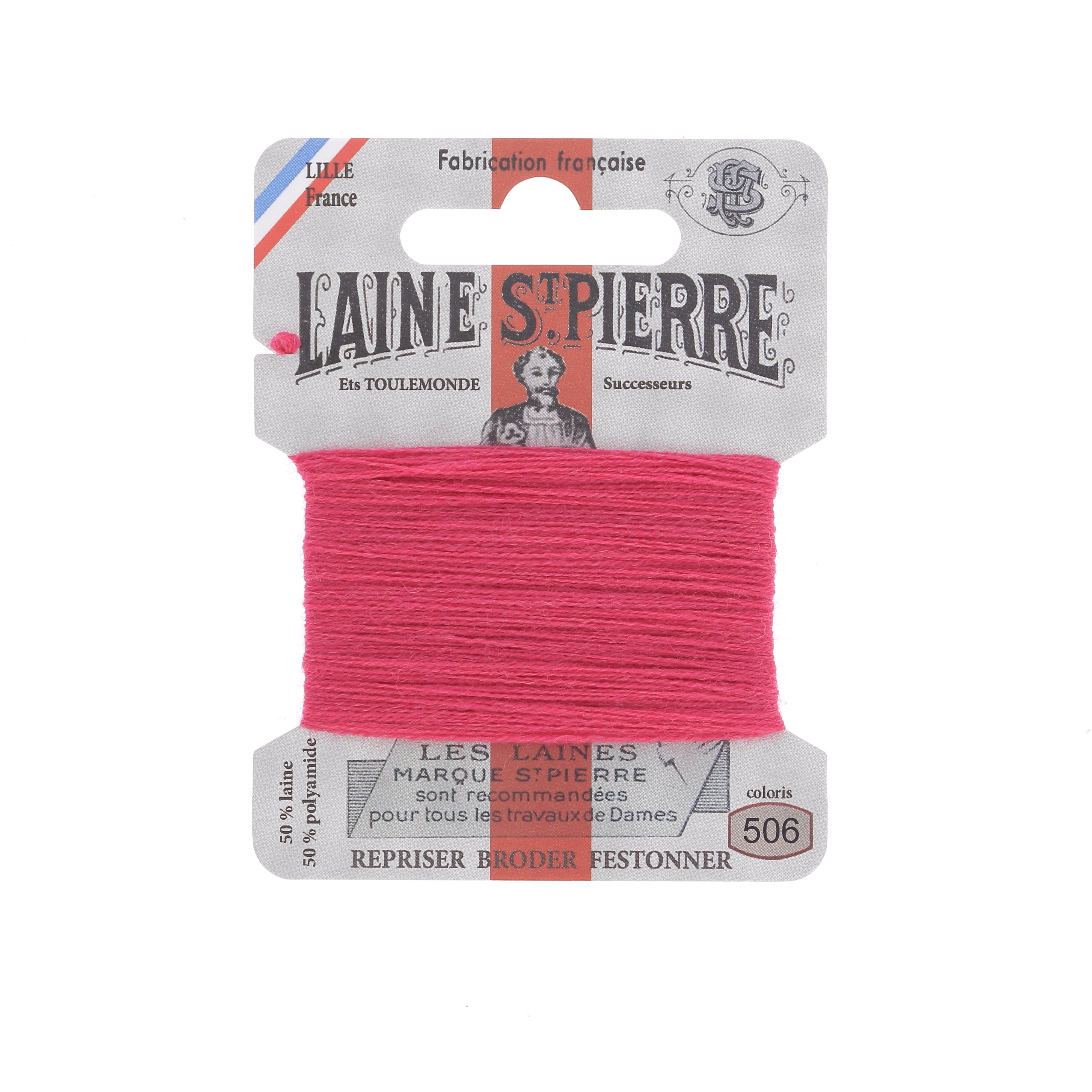 Hilo de bordar - Lana St Pierre - Carta de colores rosa y morado