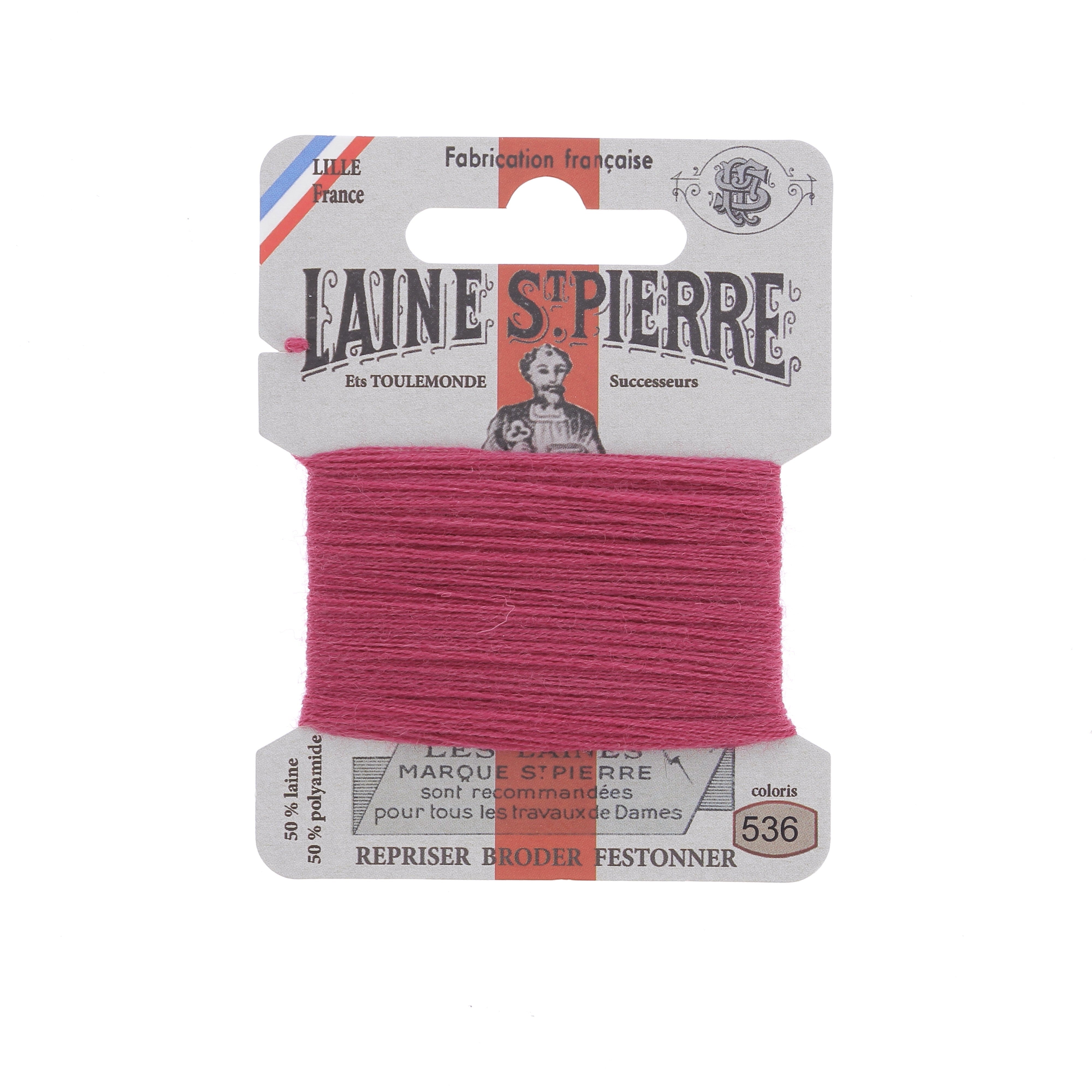 Hilo de bordar - Lana St Pierre - Carta de colores rosa y morado