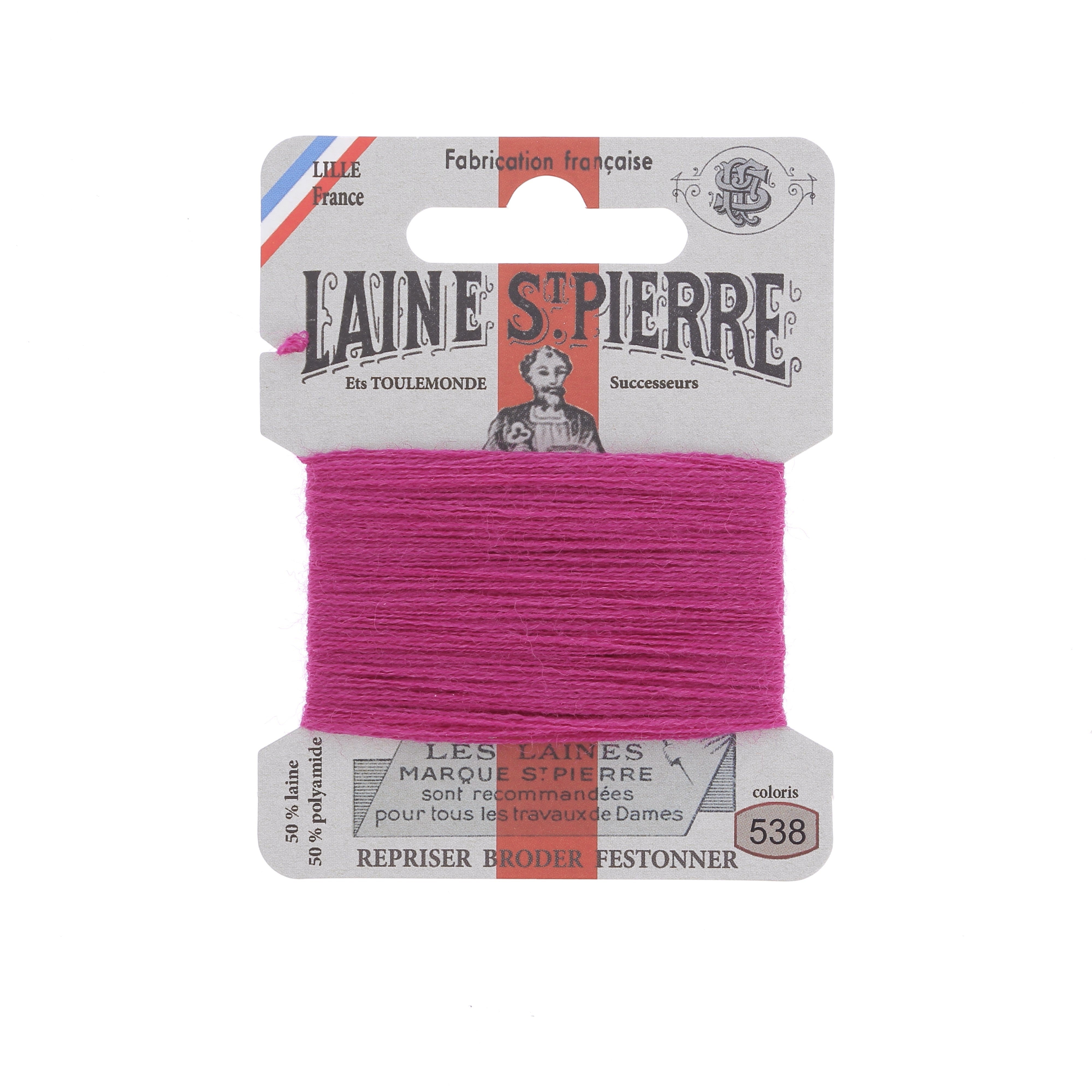 Hilo de bordar - Lana St Pierre - Carta de colores rosa y morado