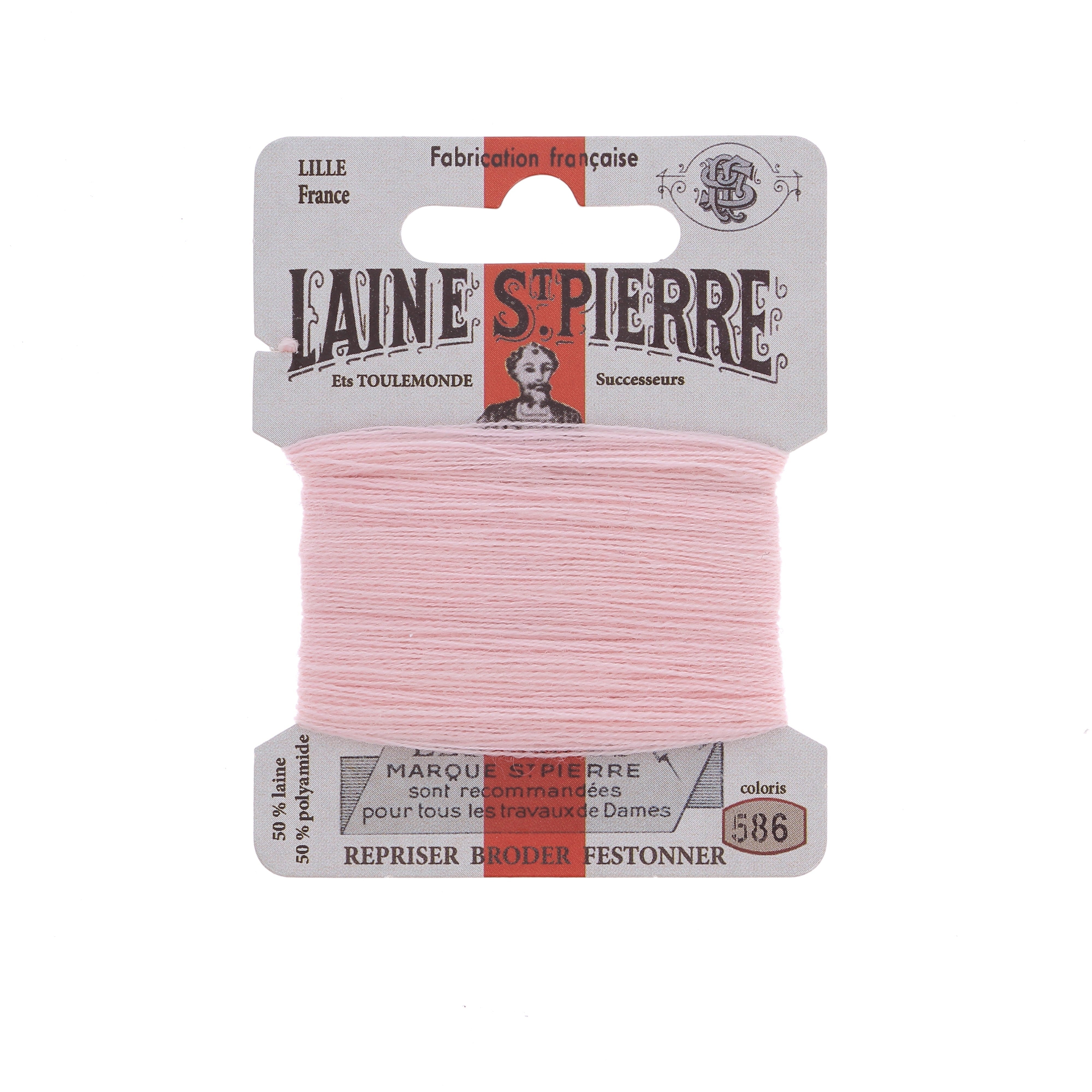 Hilo de bordar - Lana St Pierre - Carta de colores rosa y morado