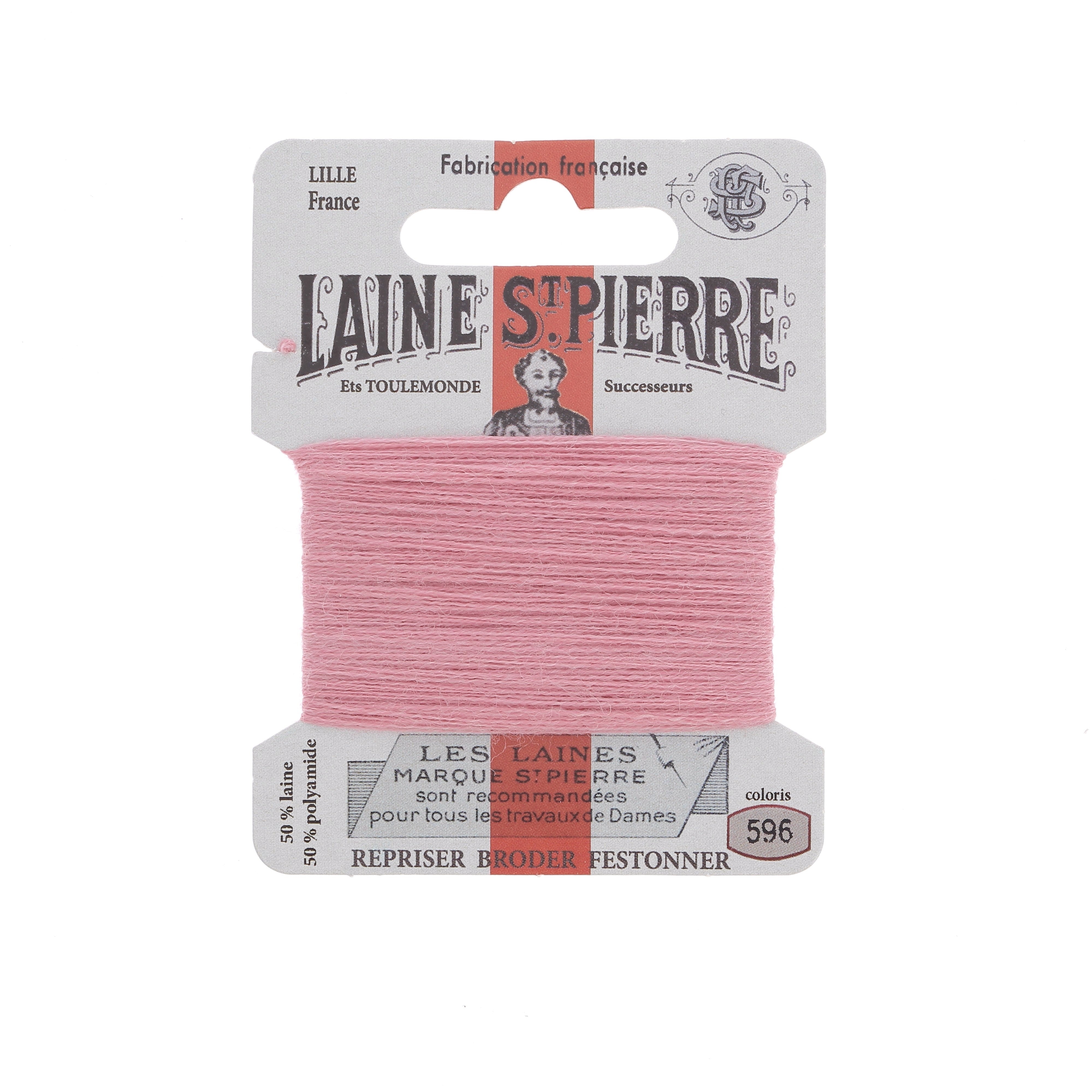 Hilo de bordar - Lana St Pierre - Carta de colores rosa y morado