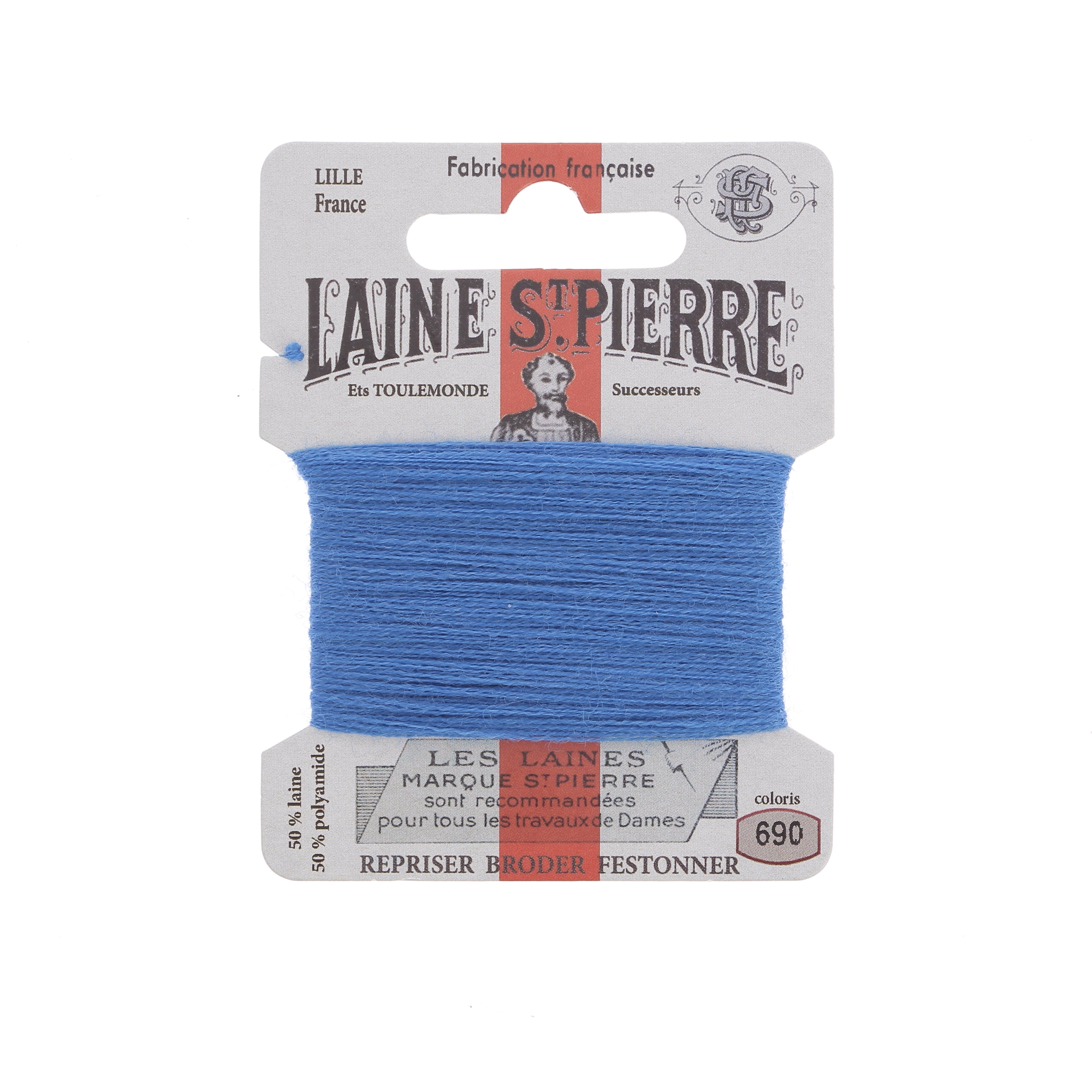 Hilo de bordar - Lana St Pierre - Carta de colores azul