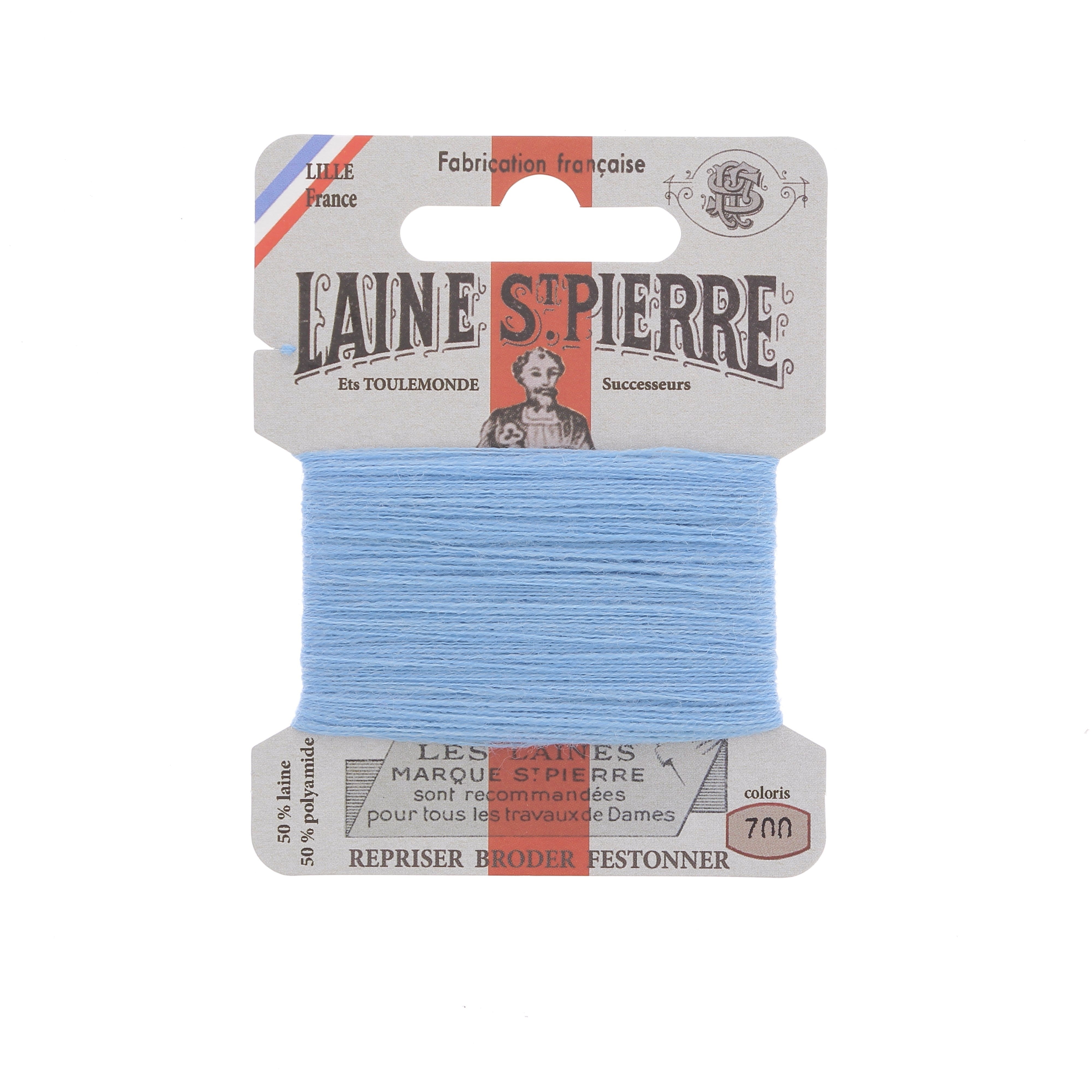 Hilo de bordar - Lana St Pierre - Carta de colores azul