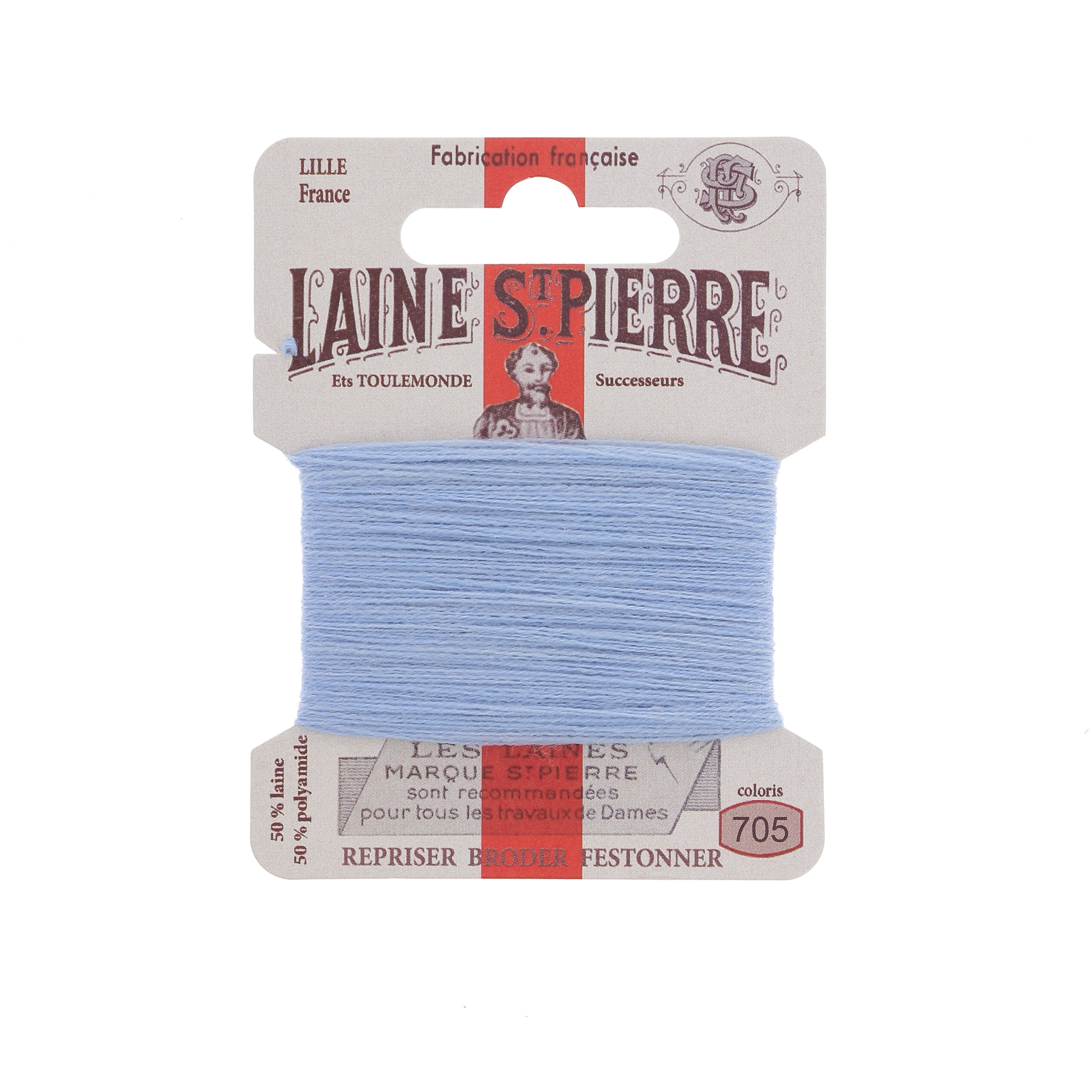 Hilo de bordar - Lana St Pierre - Carta de colores azul