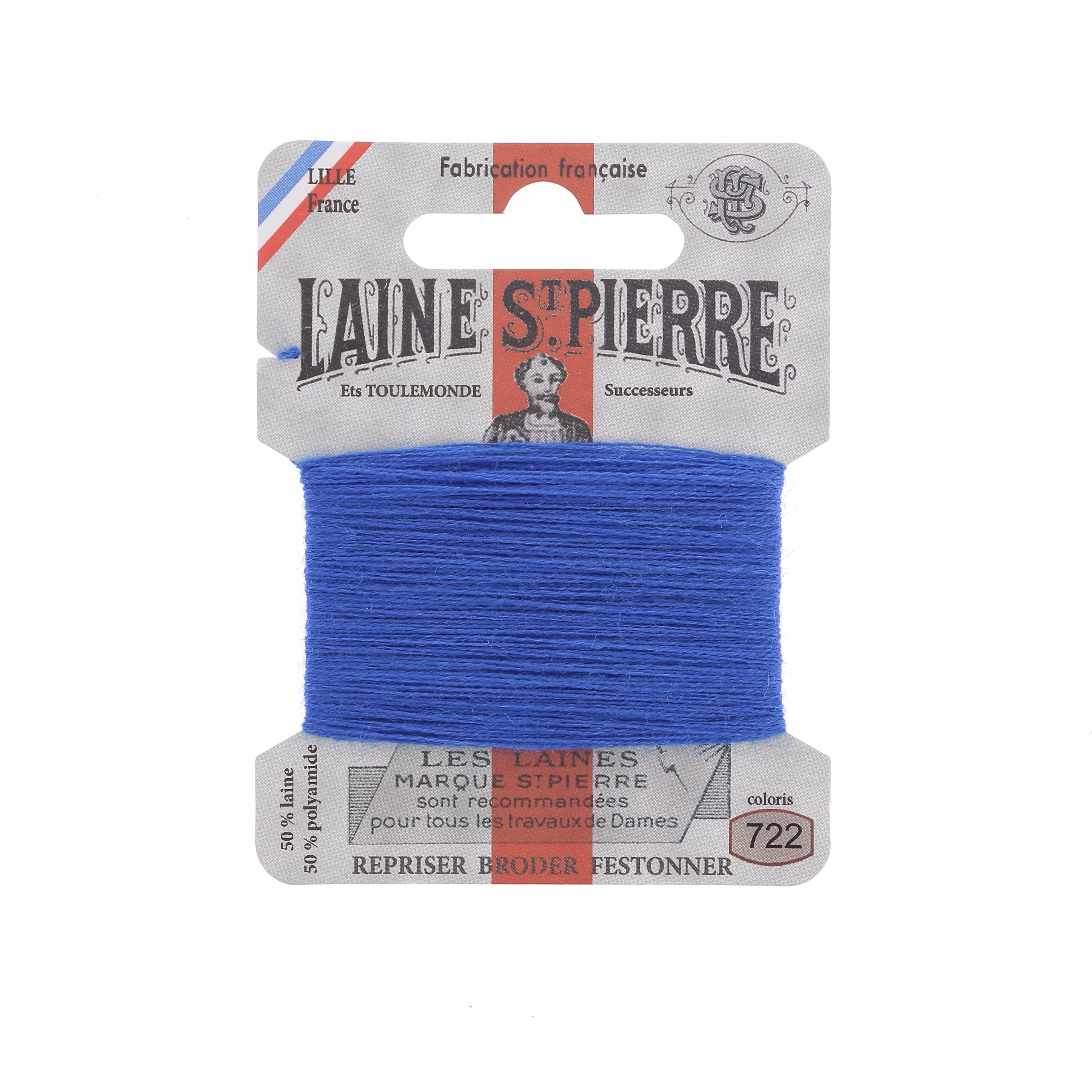 Hilo de bordar - Lana St Pierre - Carta de colores azul