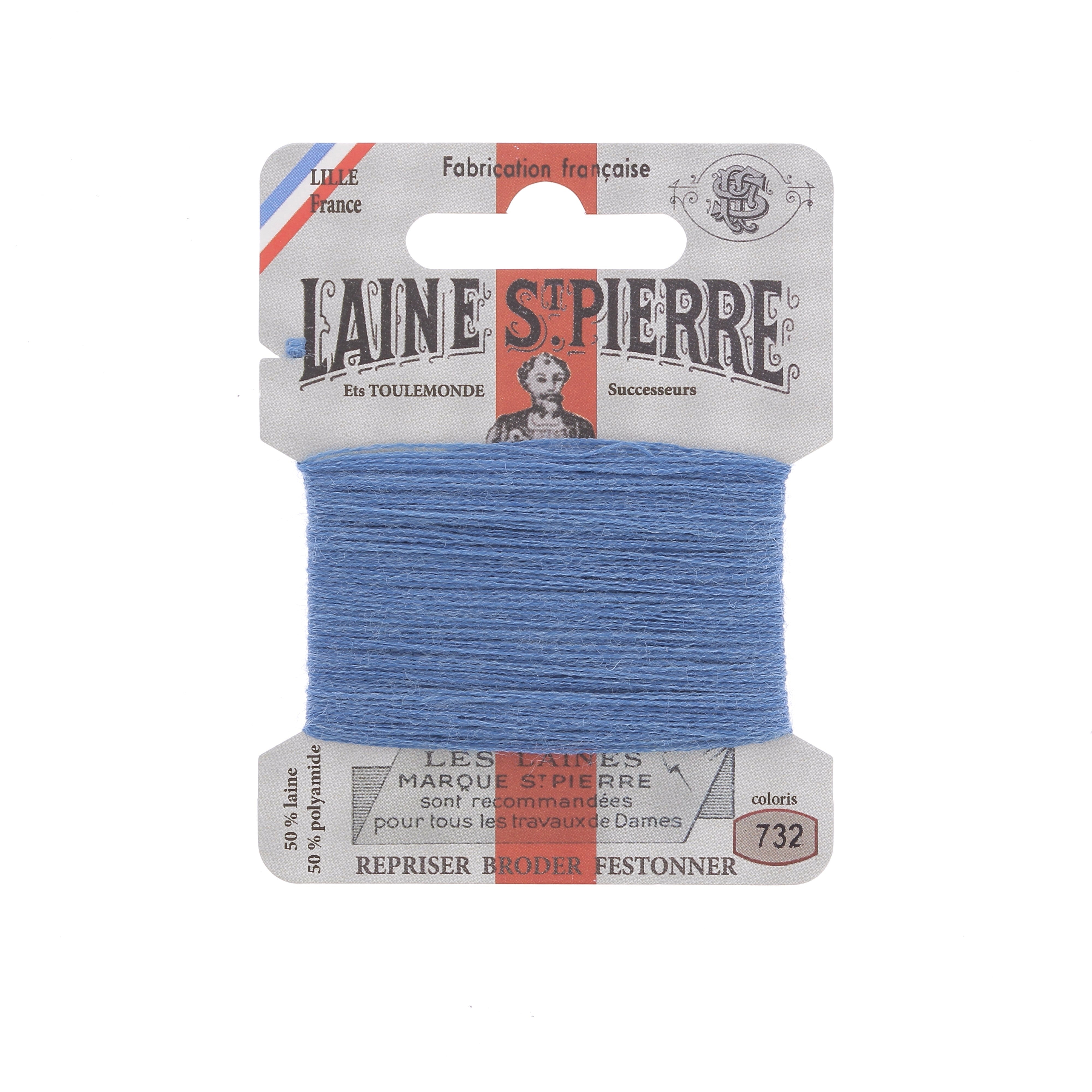 Hilo de bordar - Lana St Pierre - Carta de colores azul