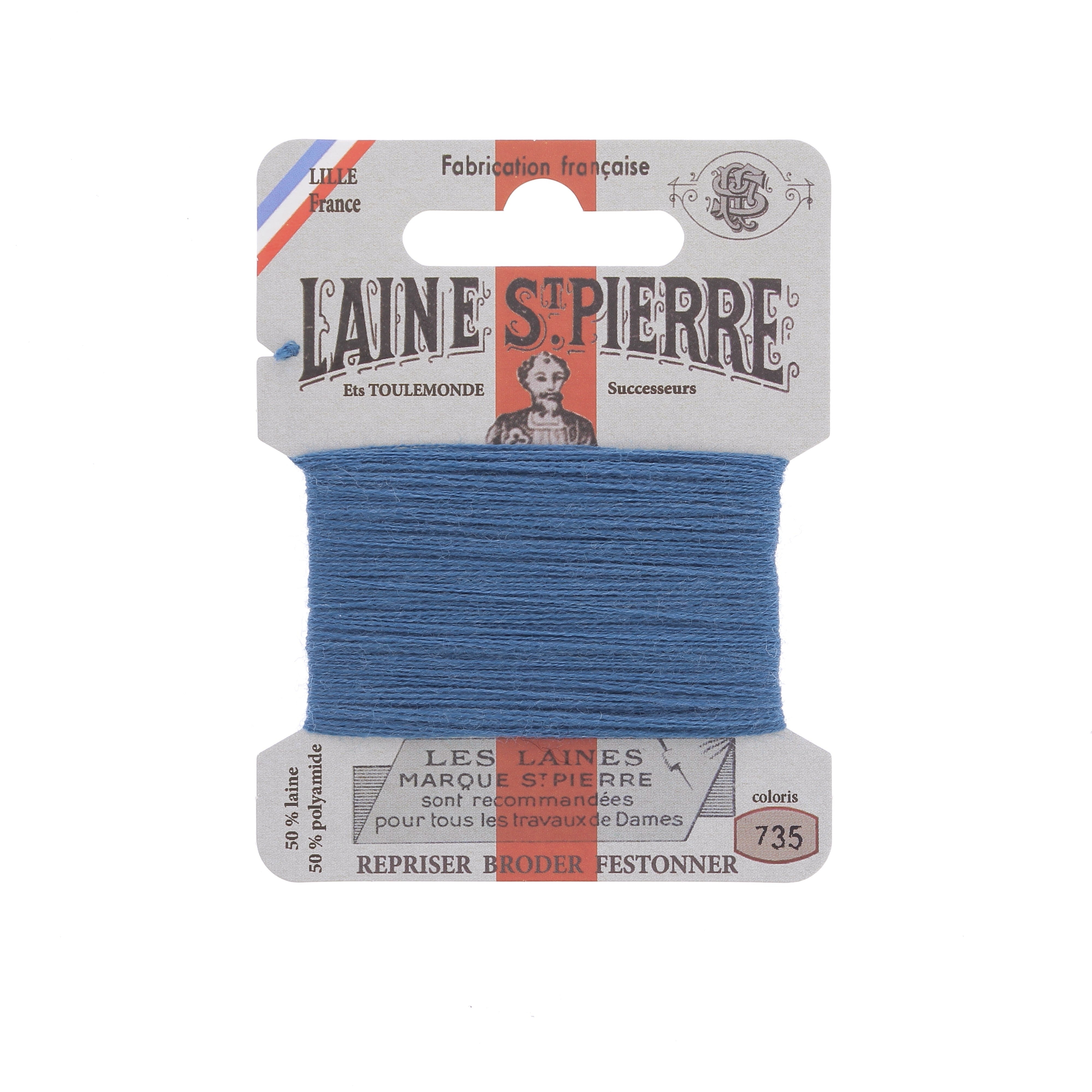 Hilo de bordar - Lana St Pierre - Carta de colores azul