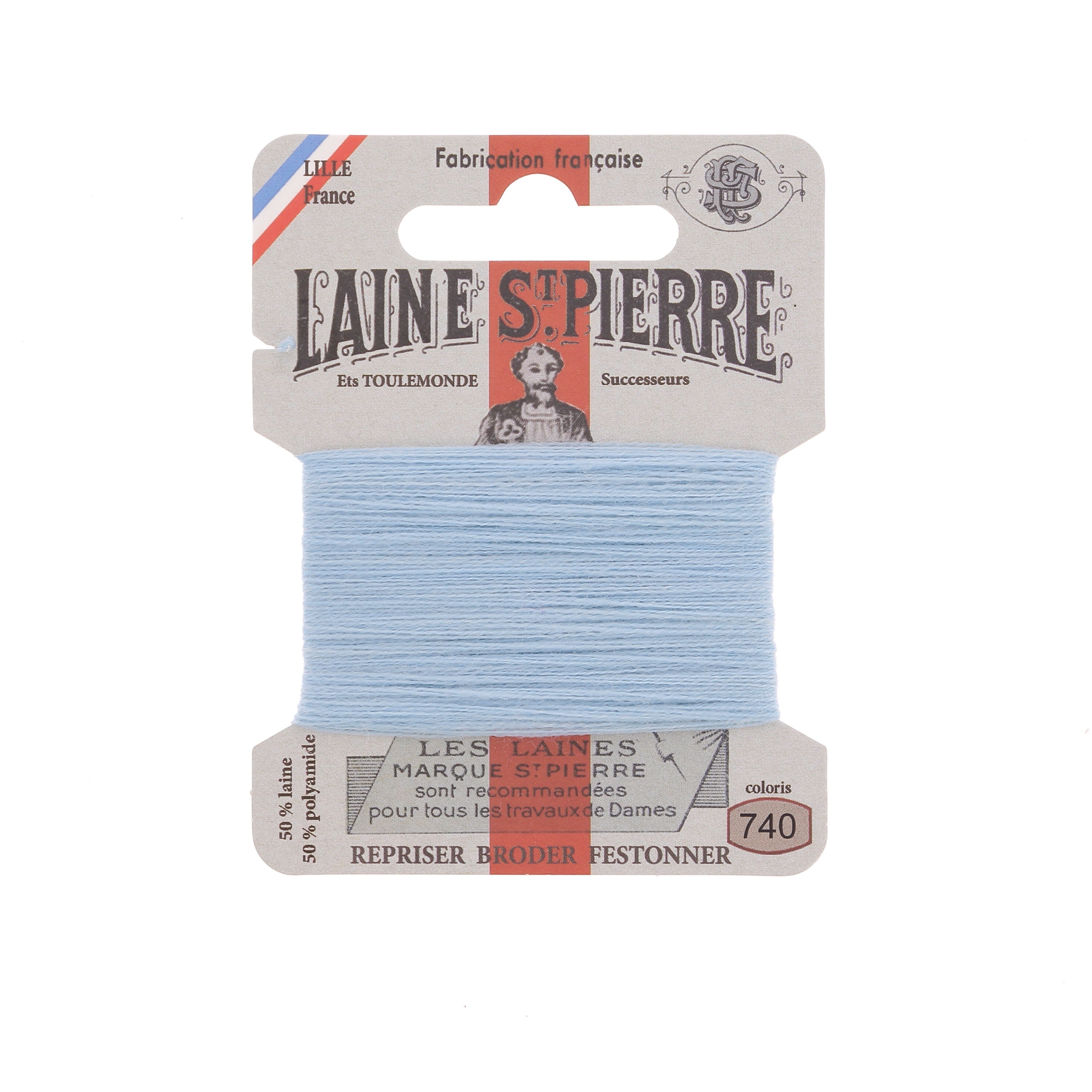 Hilo de bordar - Lana St Pierre - Carta de colores azul