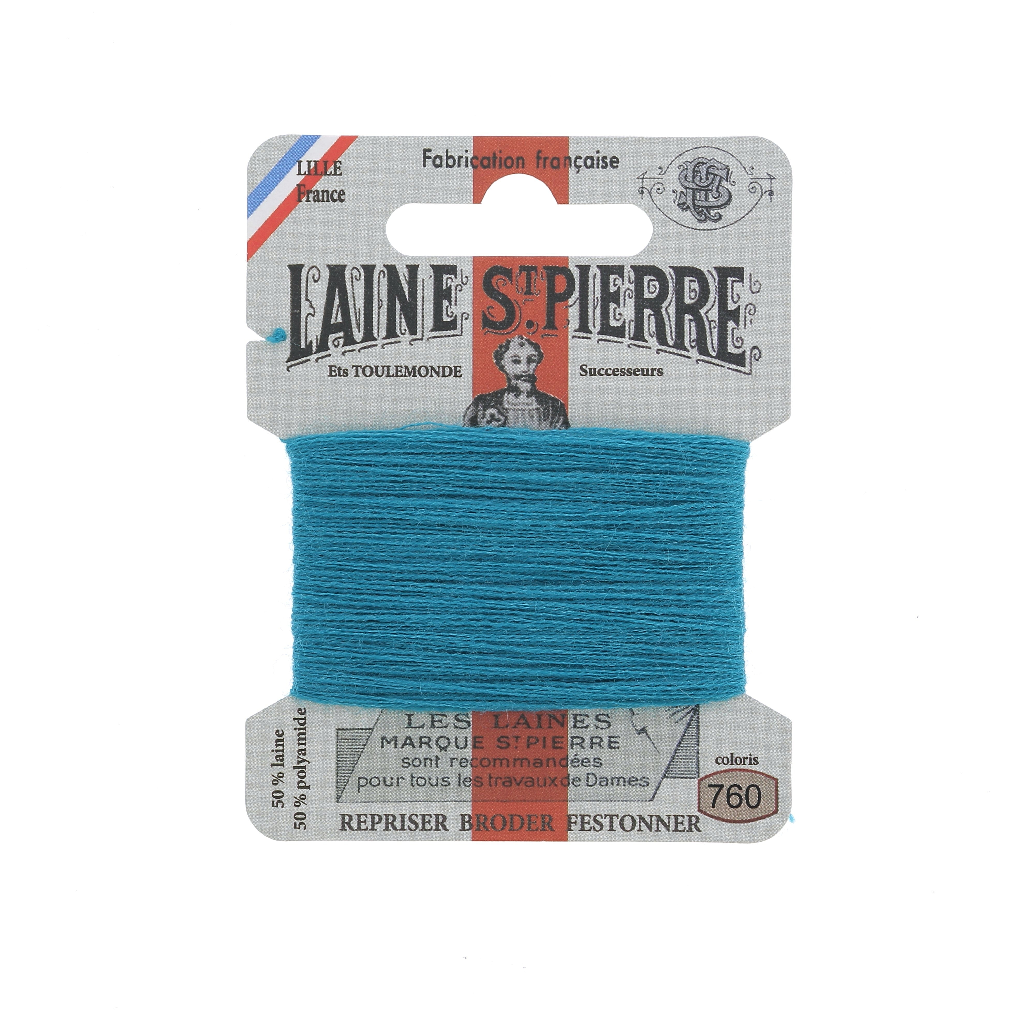 Hilo de bordar - Lana St Pierre - Carta de colores azul