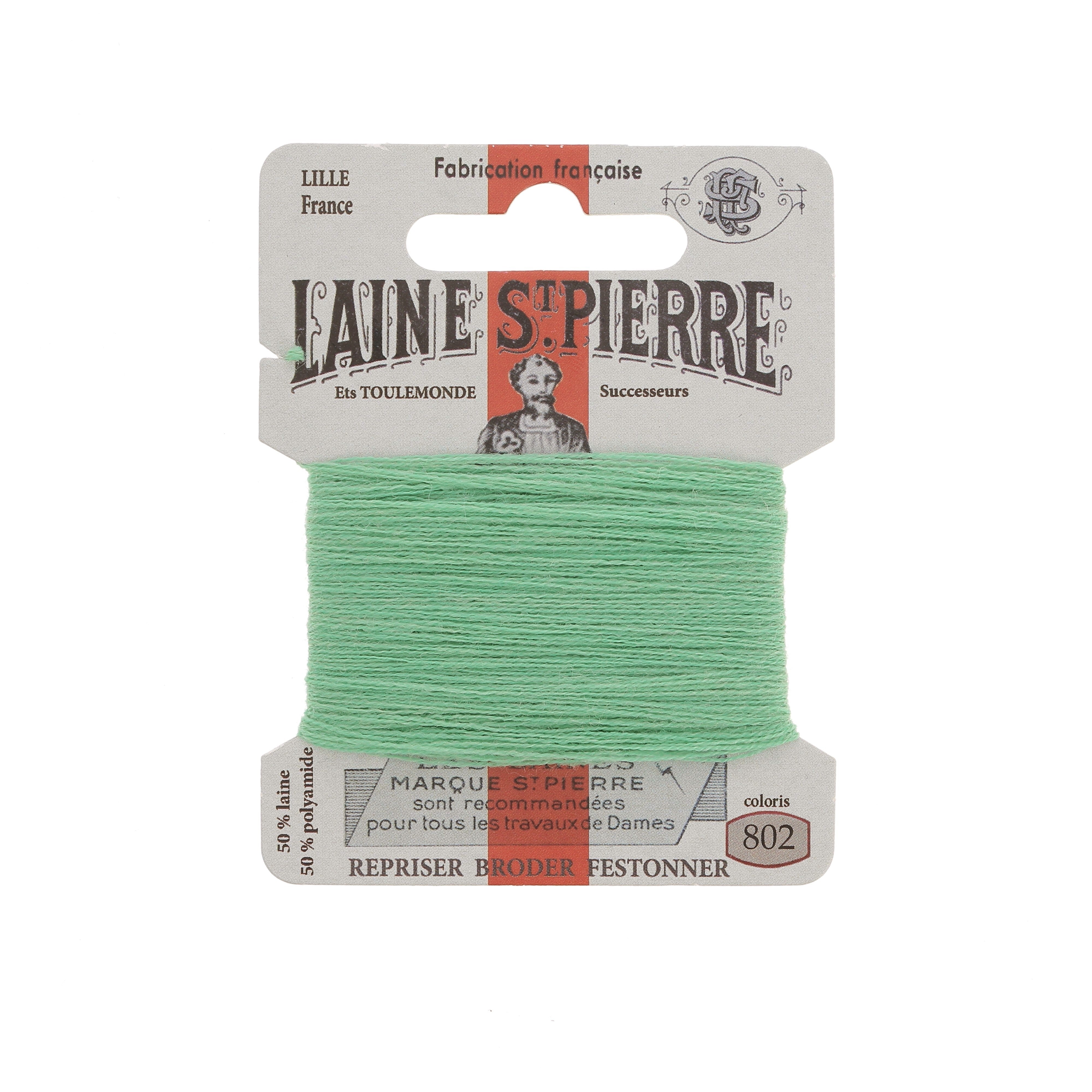 Hilo de bordar - Lana St Pierre - Carta de colores verde