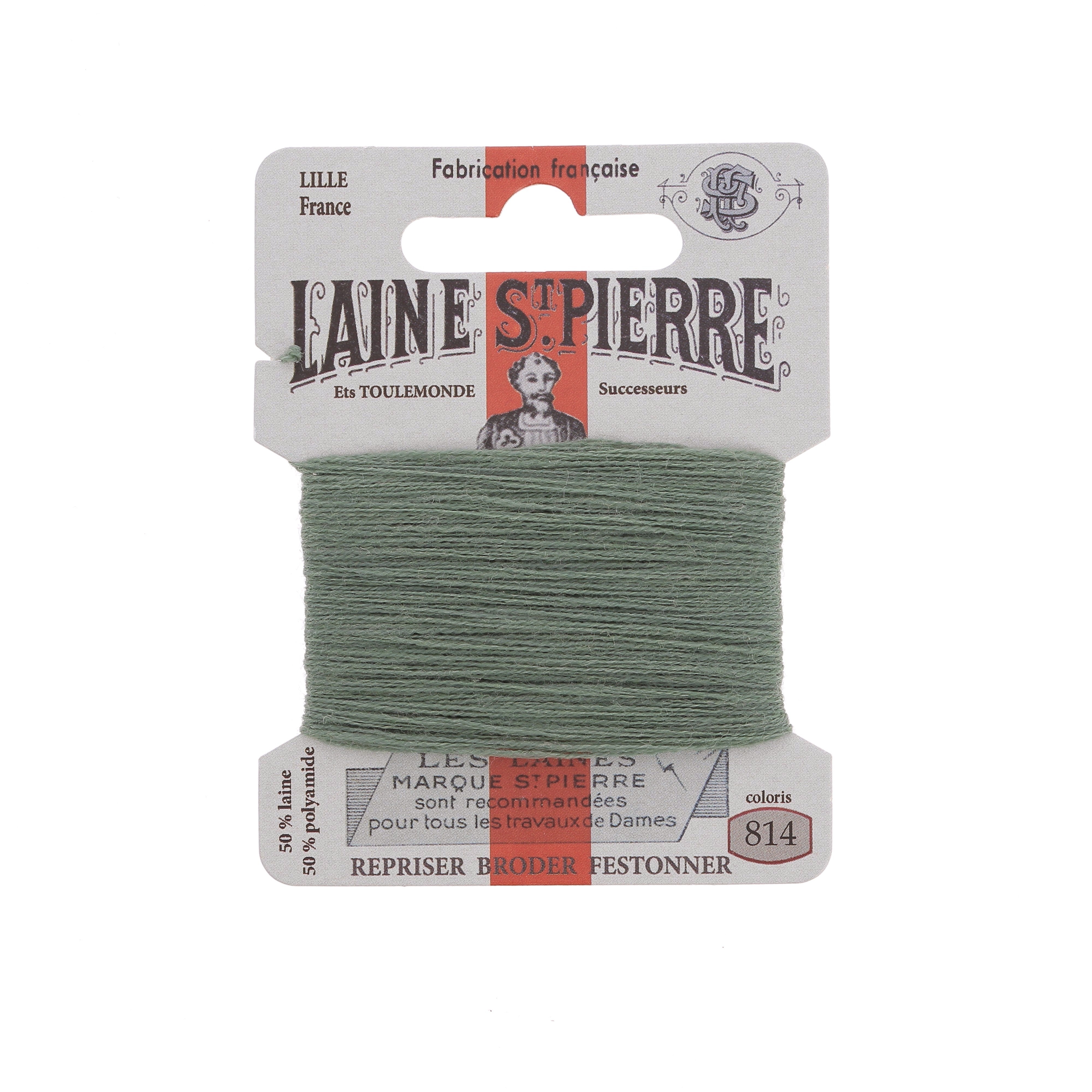 Hilo de bordar - Lana St Pierre - Carta de colores verde