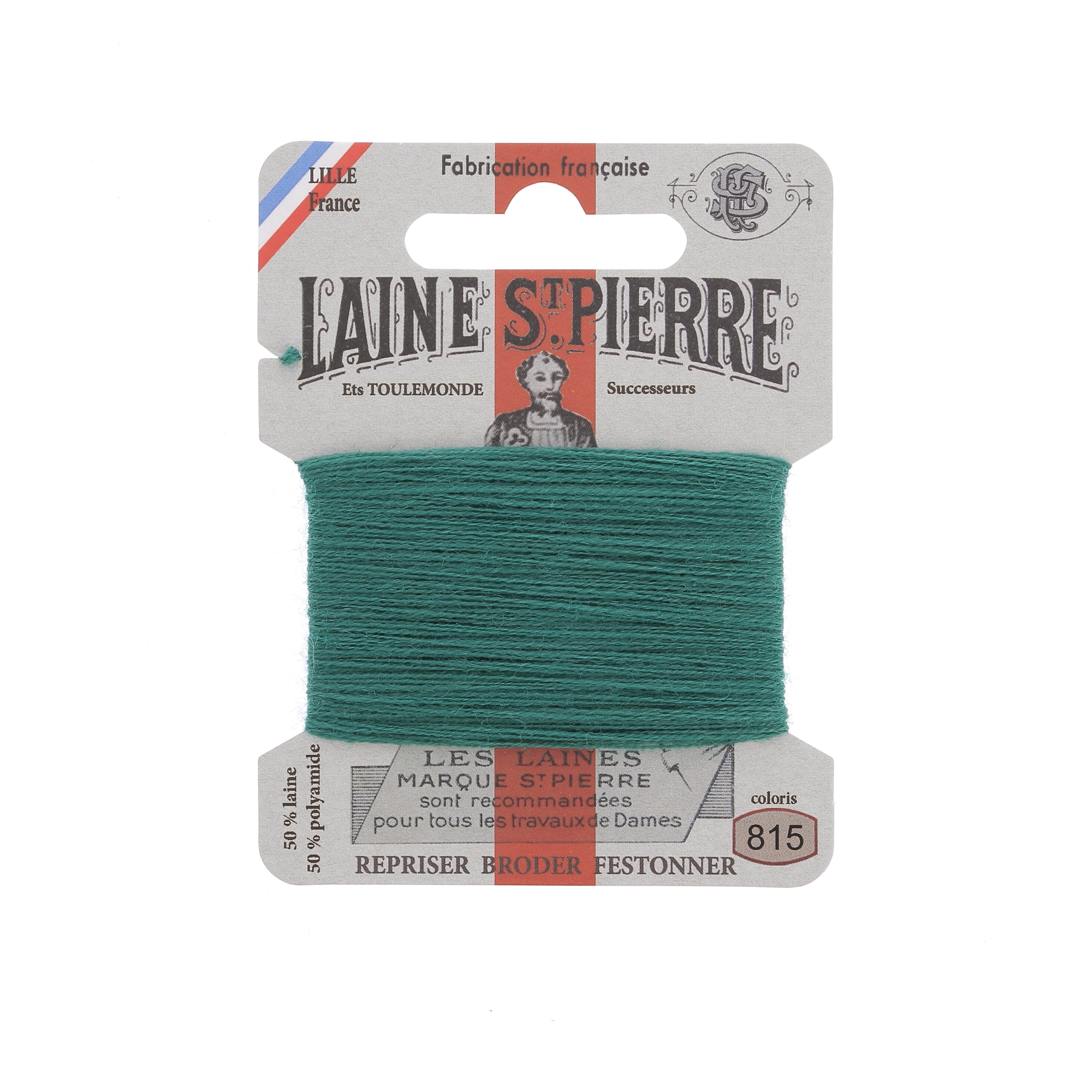 Hilo de bordar - Lana St Pierre - Carta de colores verde