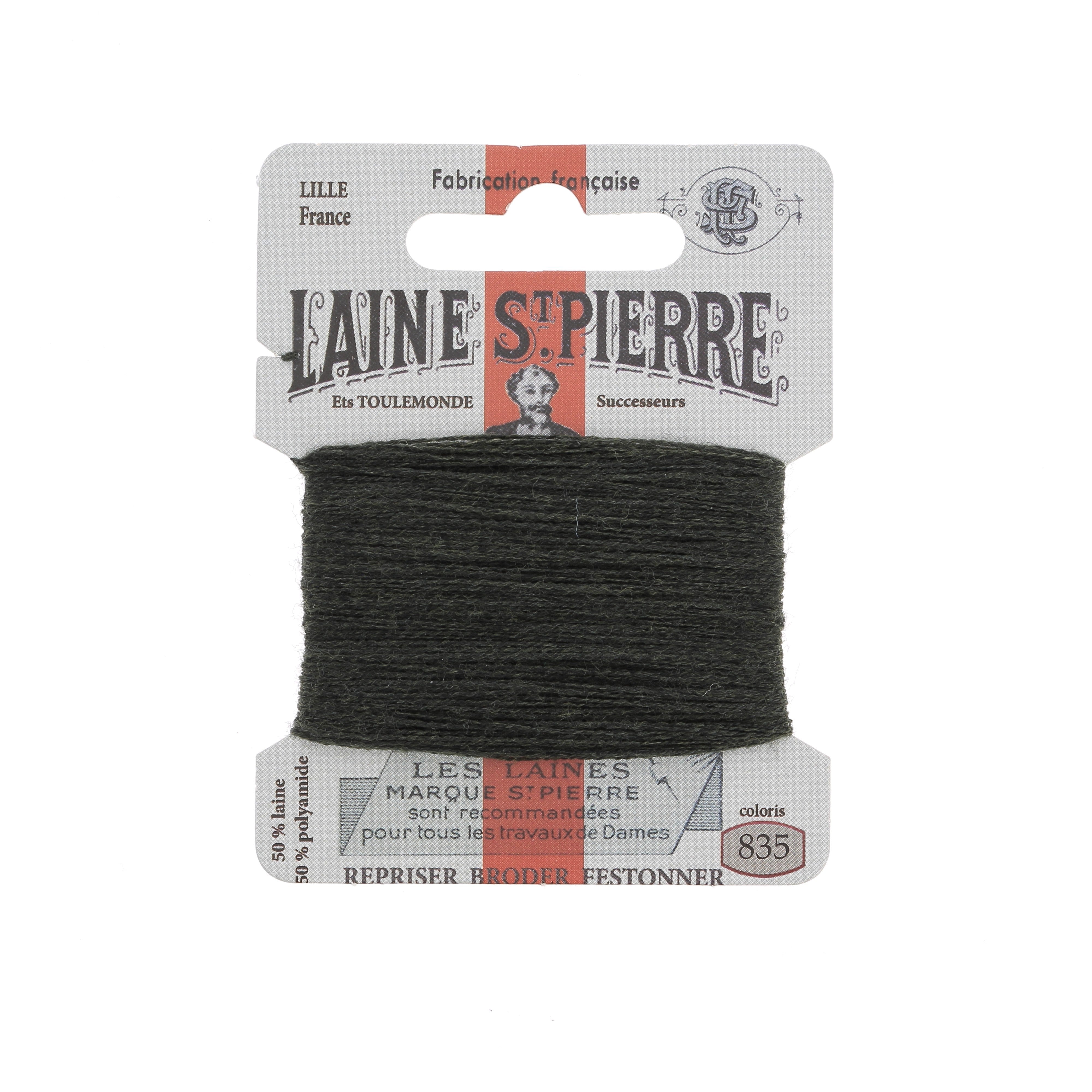 Hilo de bordar - Lana St Pierre - Carta de colores verde