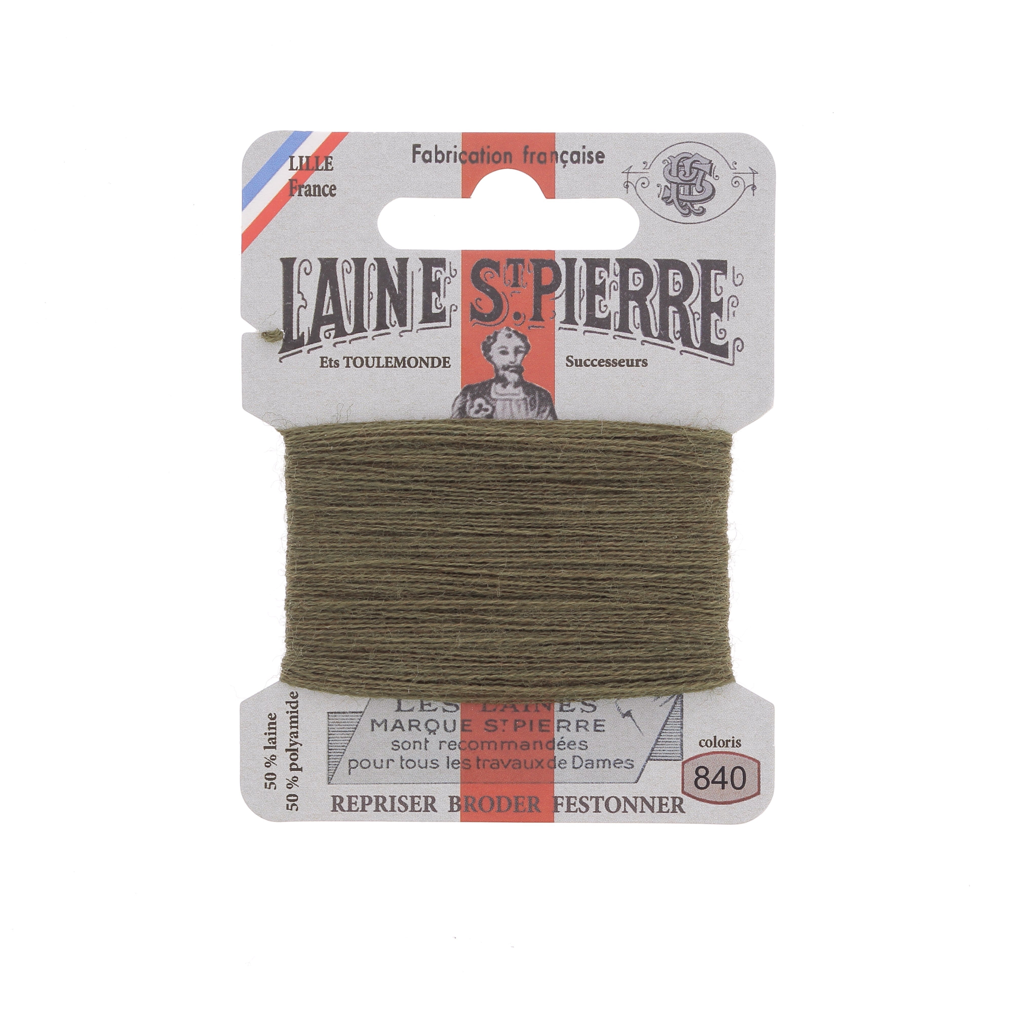 Hilo de bordar - Lana St Pierre - Carta de colores verde