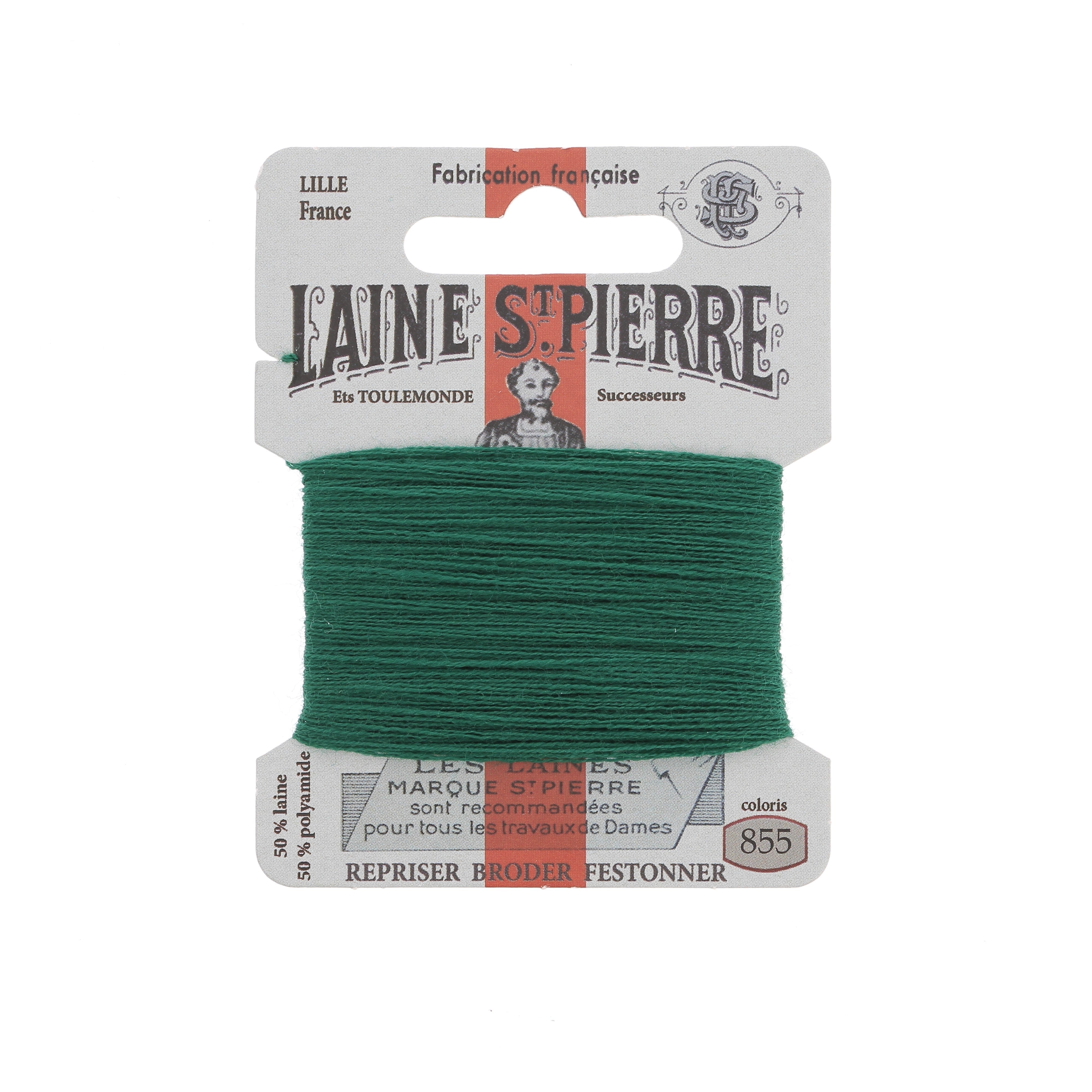 Hilo de bordar - Lana St Pierre - Carta de colores verde