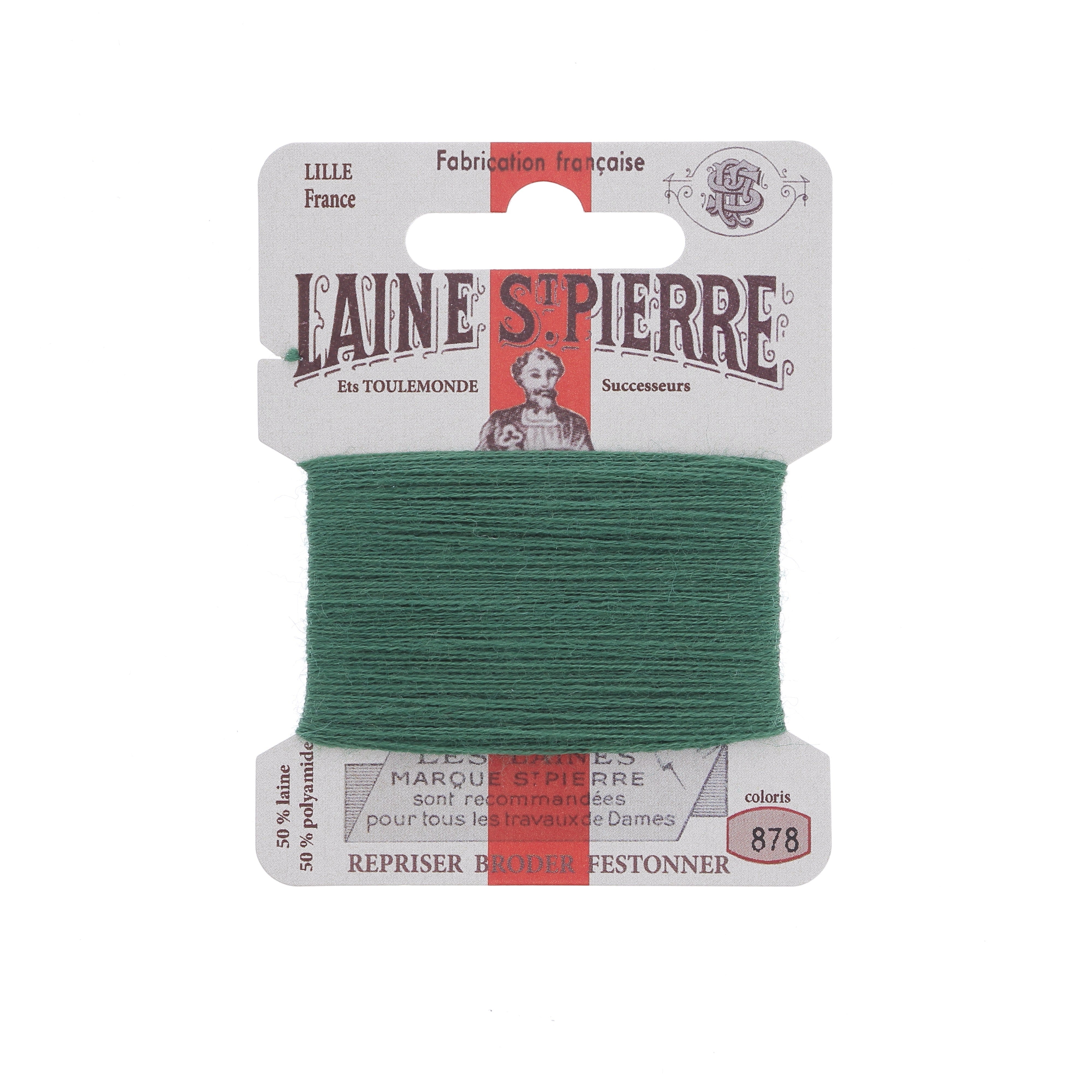 Hilo de bordar - Lana St Pierre - Carta de colores verde