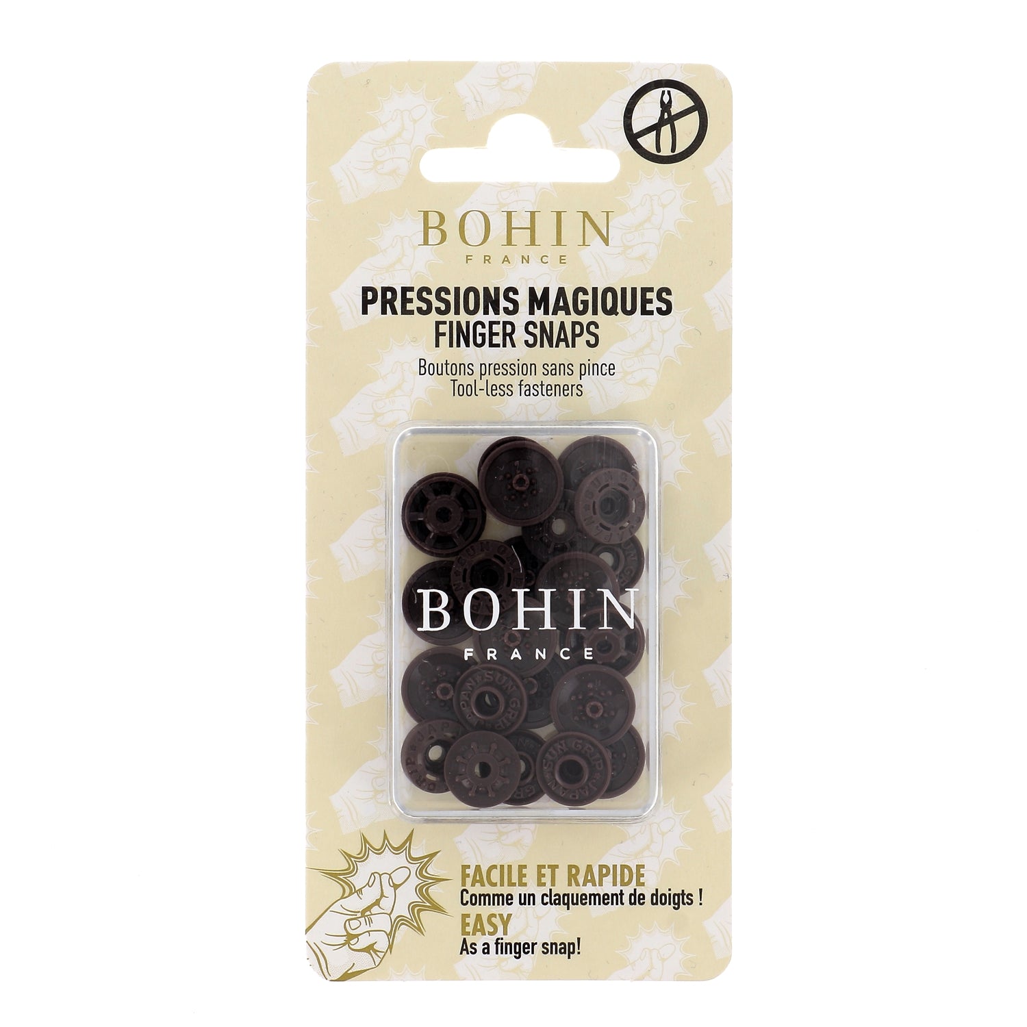 Pressions magiques sans pince 13mm 20