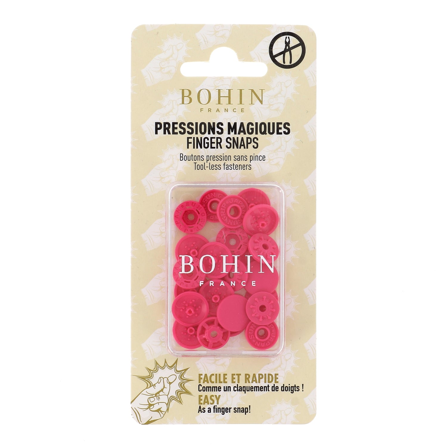 Pressions magiques sans pince 13mm 28