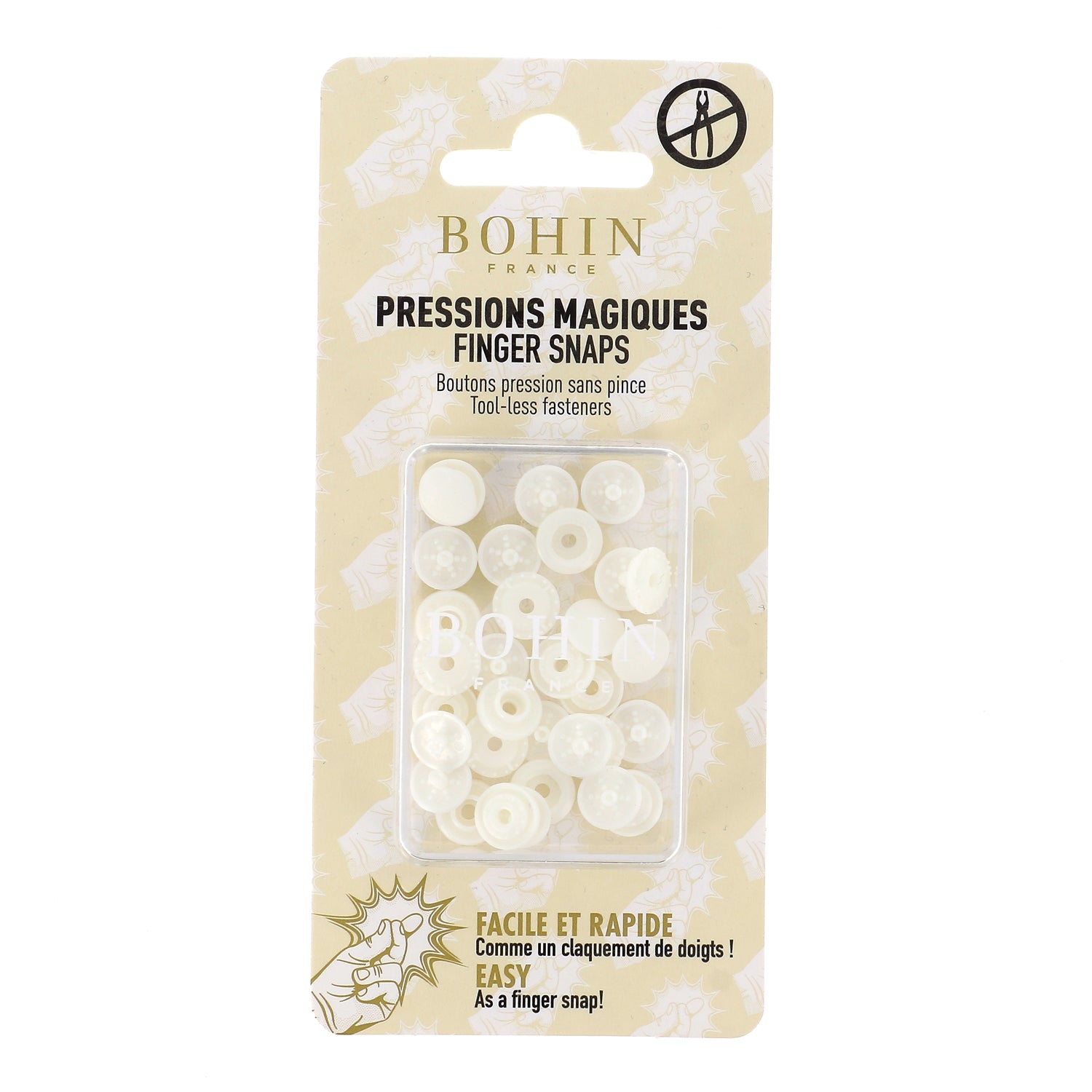 Pressions magiques sans pince 9mm 3