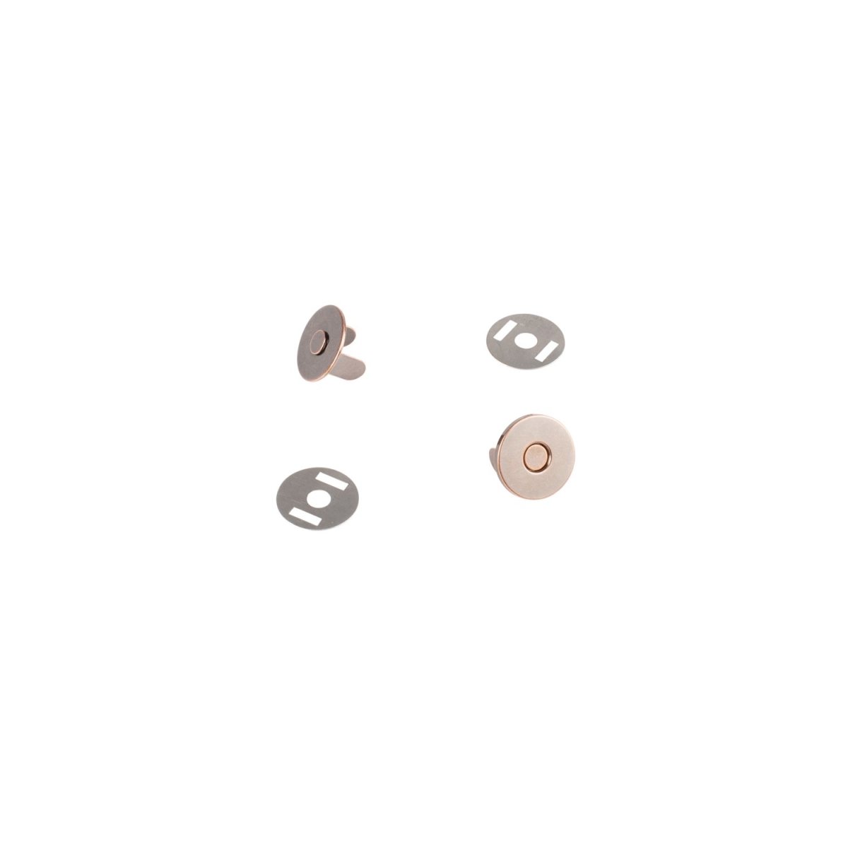 Boutons magnétiques sans couture 14 mm bronze - Image 5
