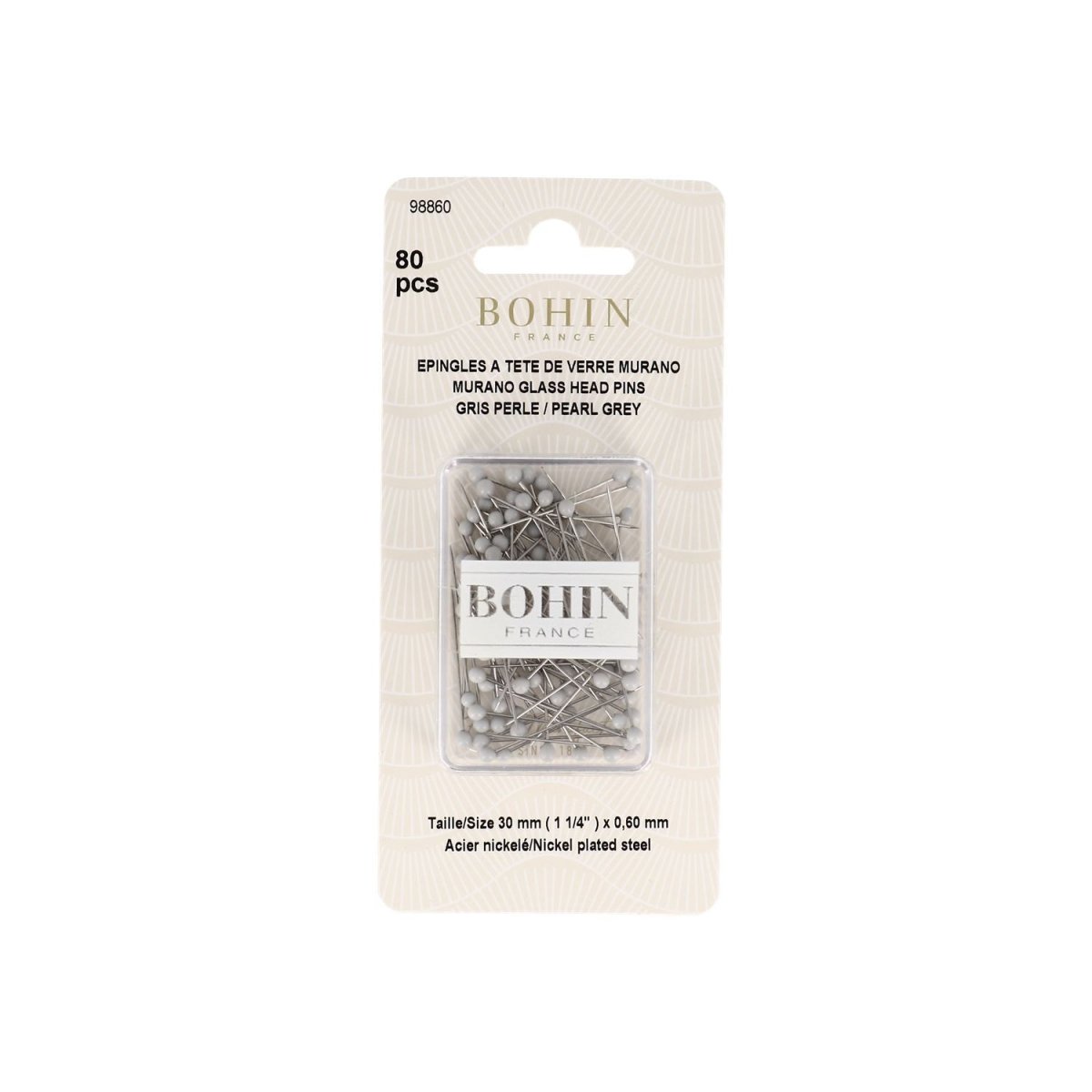 Epingles à tête de verre de Murano - Image 18