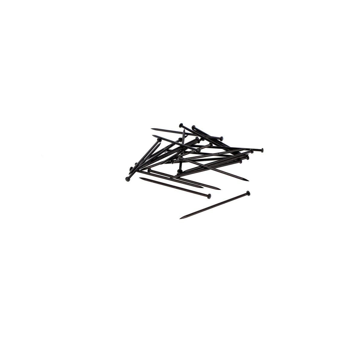 Epingles en acier verni noir (Boîte 100 g) - Image 2