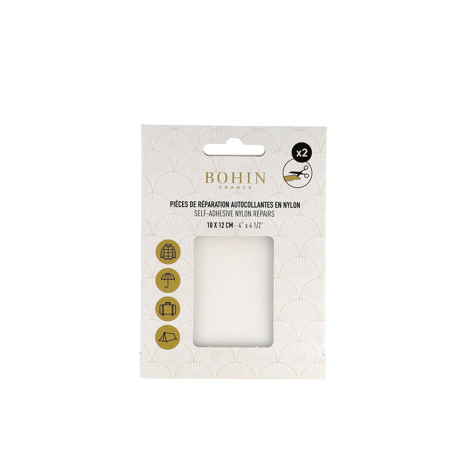 Nylons autocollants - 10 x 12 cm - 100% Polyamide - 24 couleurs - Blister x2 - Image 3